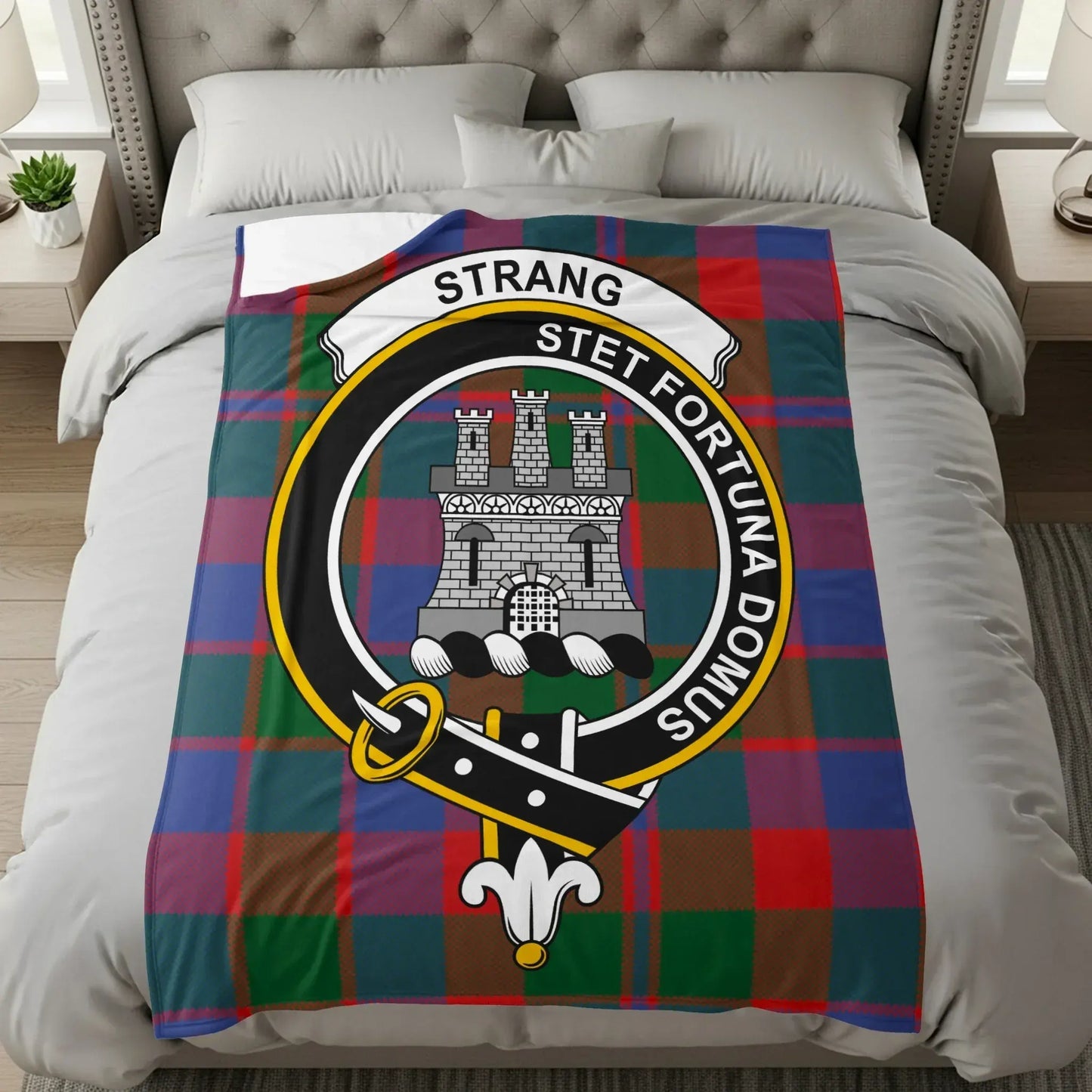 Strang Stet Fortuna Domus Blanket product