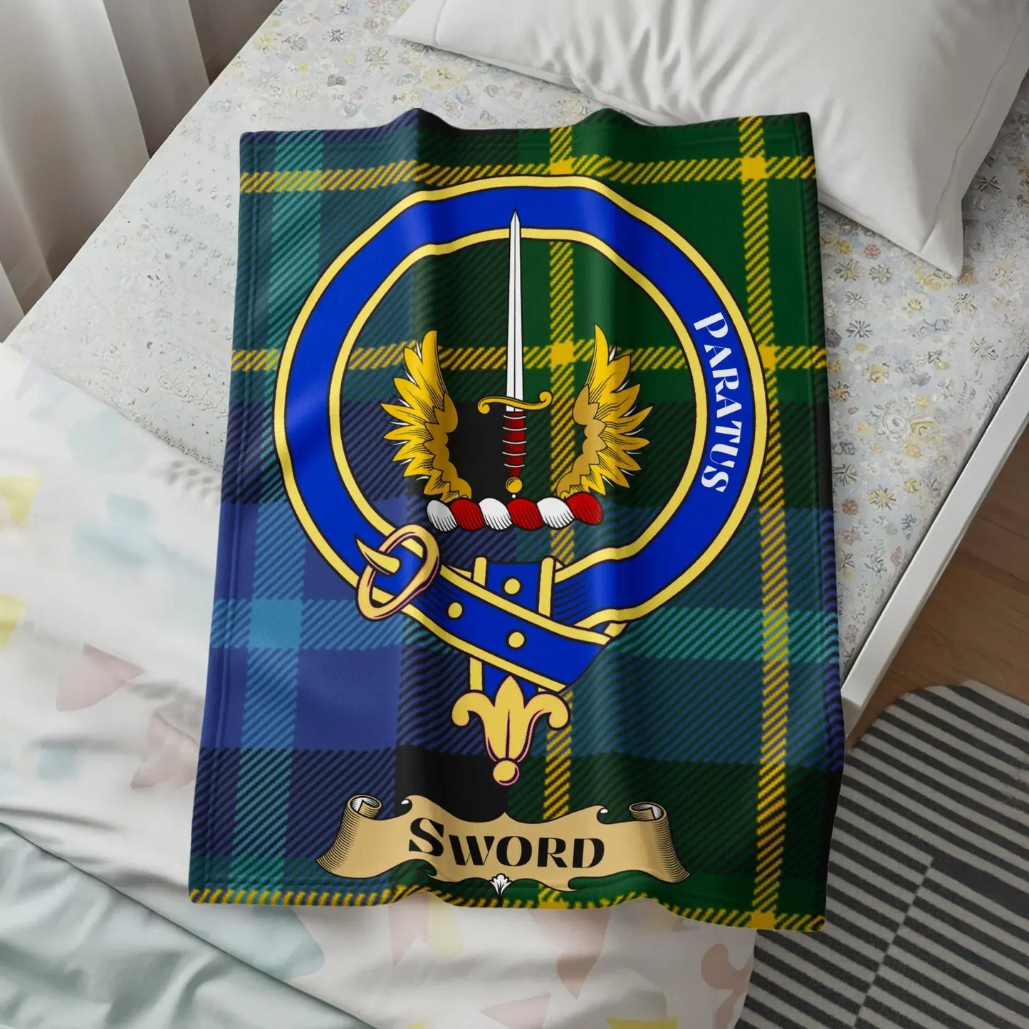Paratus Sword Clan Tartan Plaid Scottish Blanket product