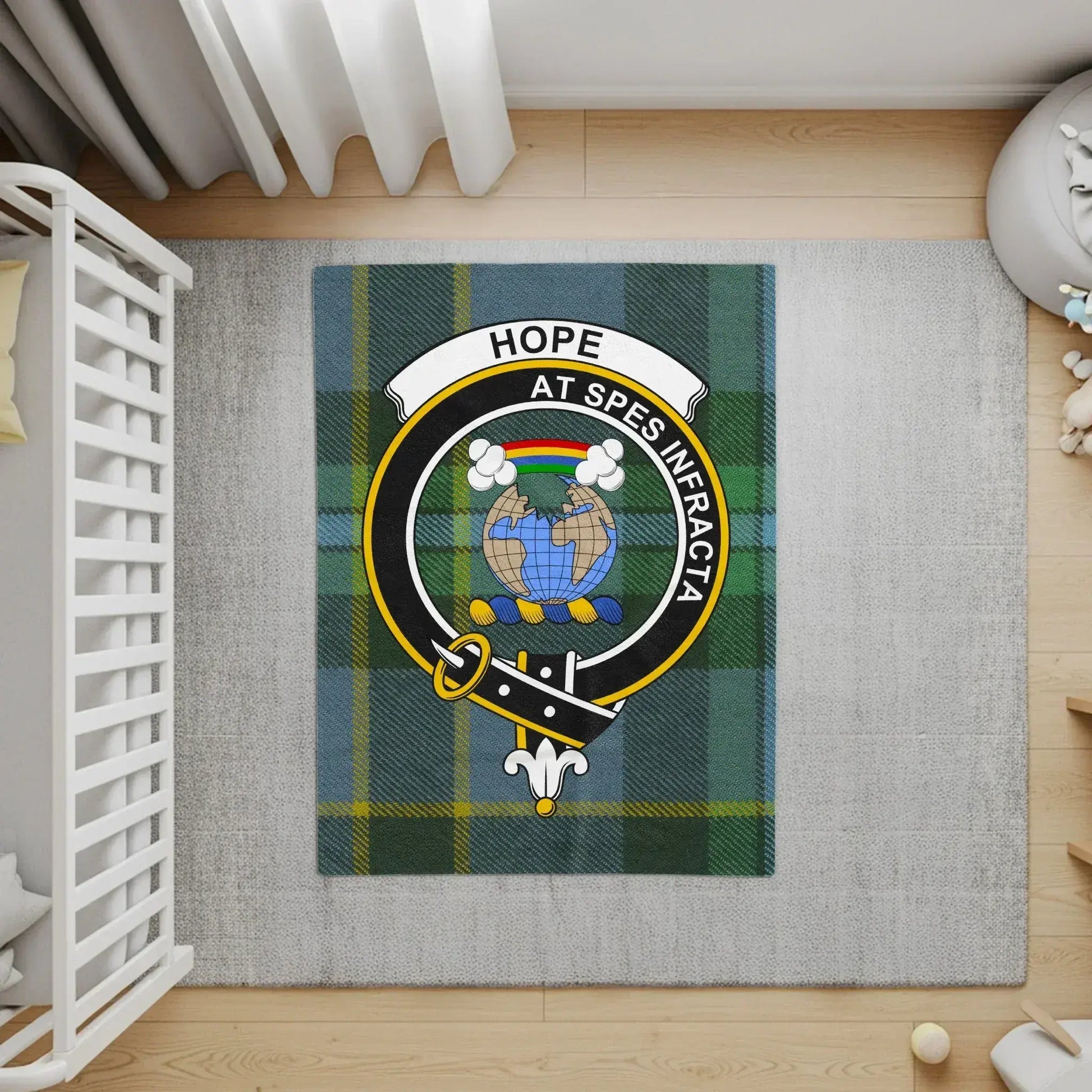 Hope at Spes Infracta Plaid Crest Bedding product