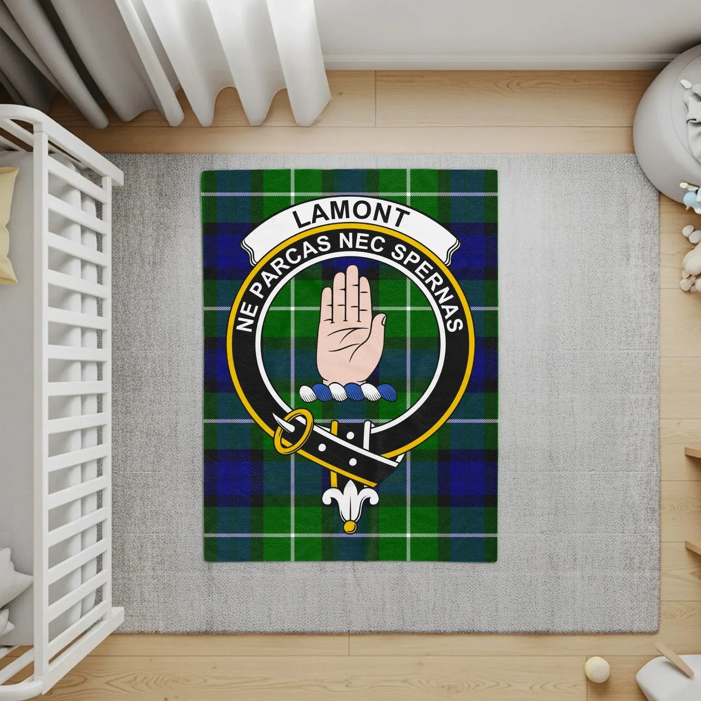 Unique Custom Designed Lamont Crest Rug product type