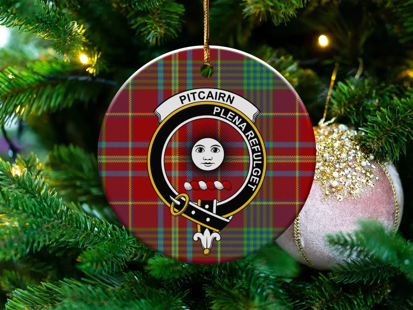 Pitcairn Plena Refulget Tartan Ornament product type