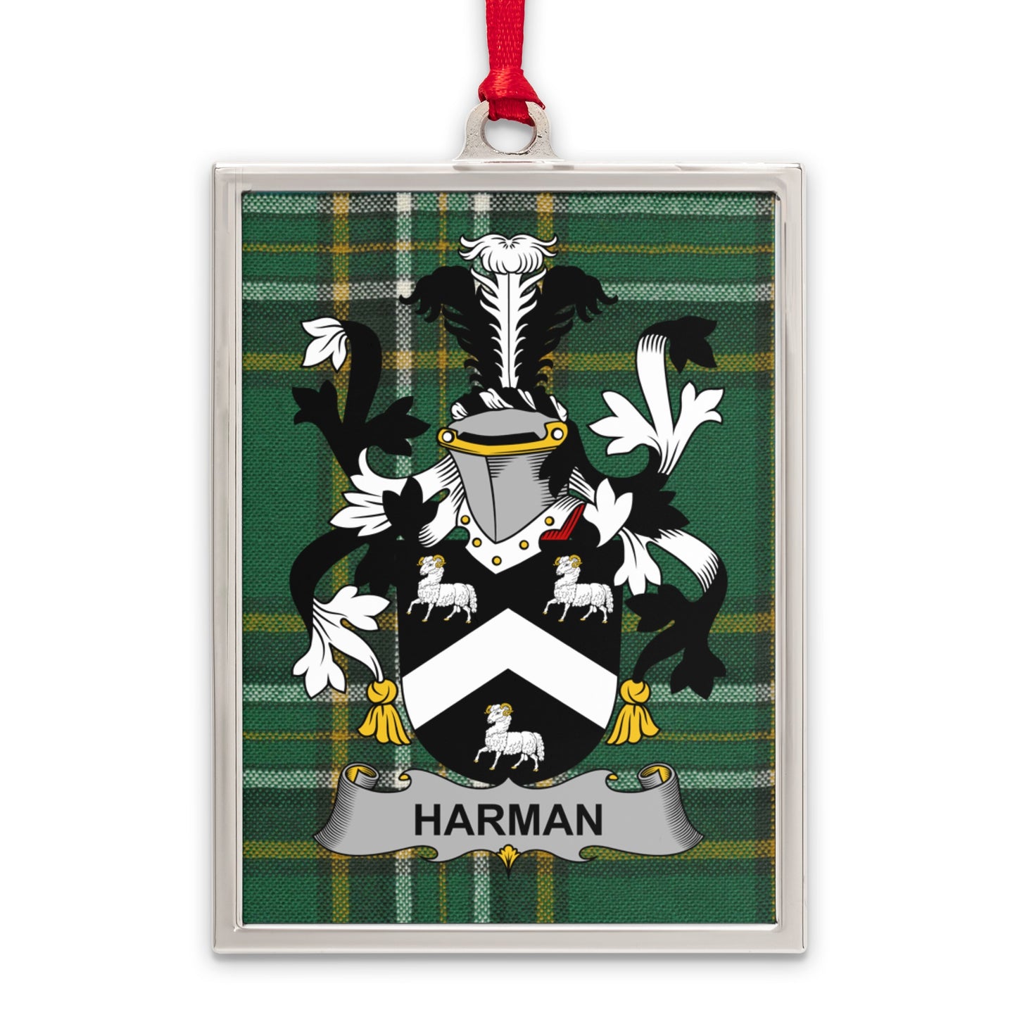 Harman Tartan Pattern Family Crest Ornament product