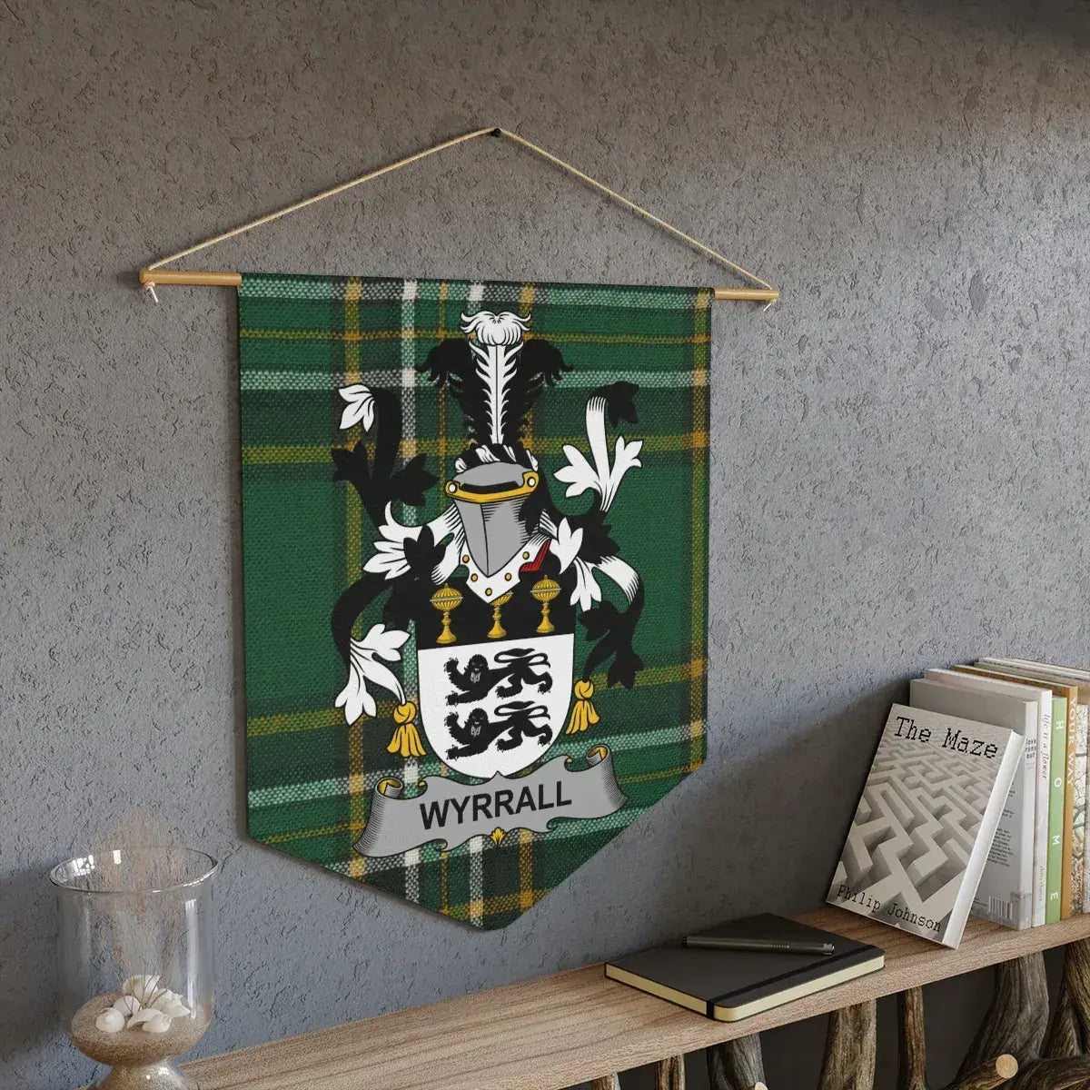 Wyrall Tartan Design Decorative Wall Hanging product type
