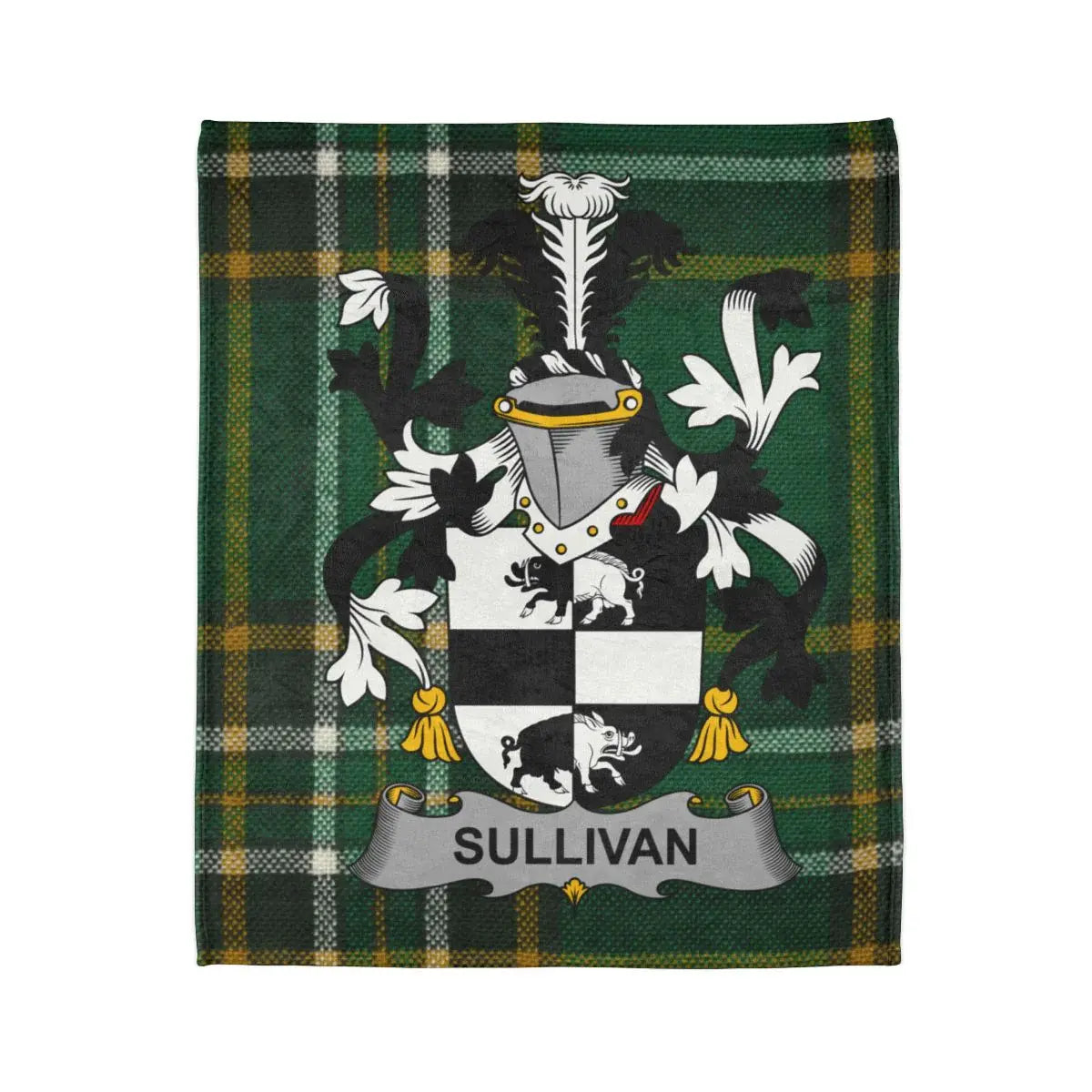 Sullivan Family Crest Design Woven Blanket product