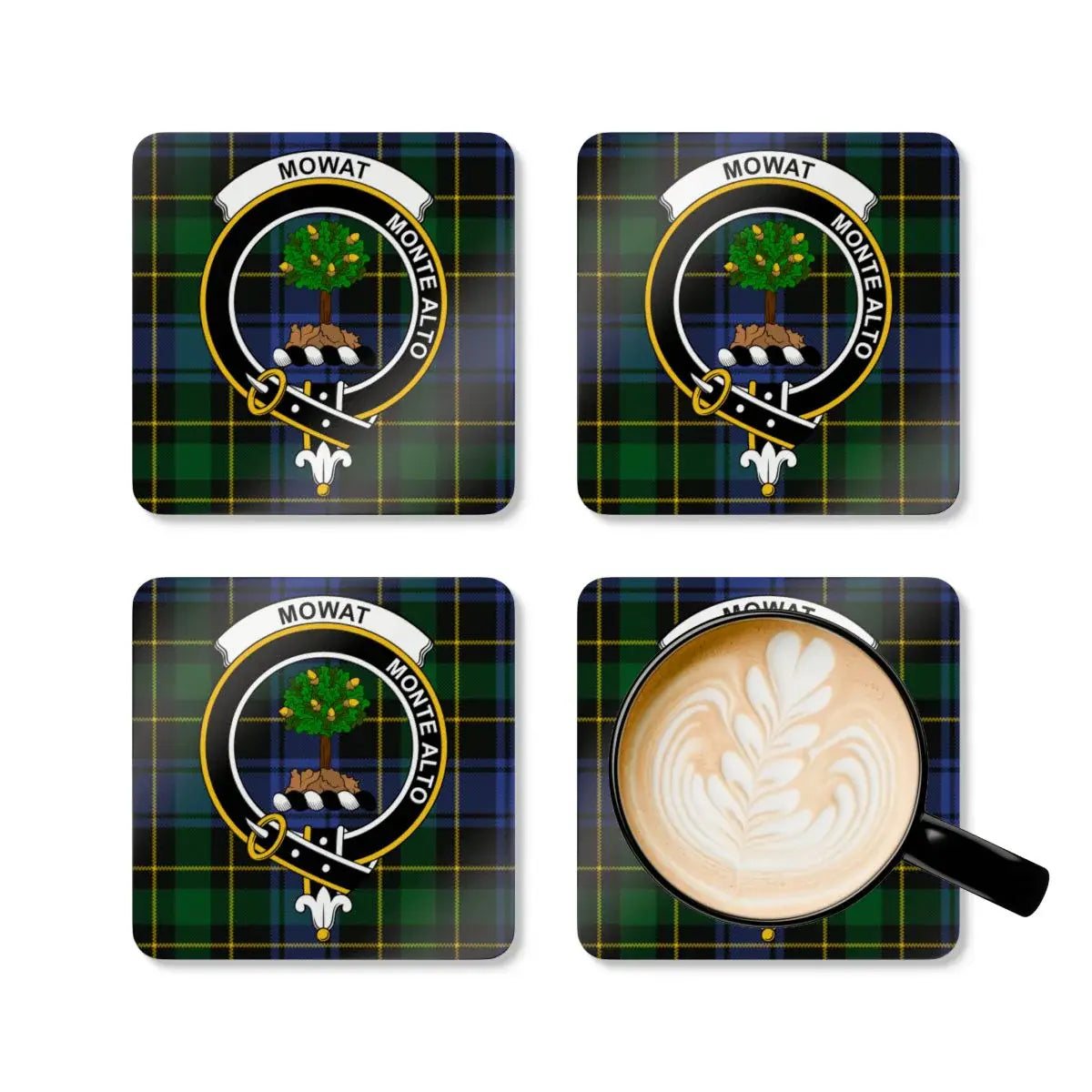 Mowat Monte Alto Tartan Design Coasters product type
