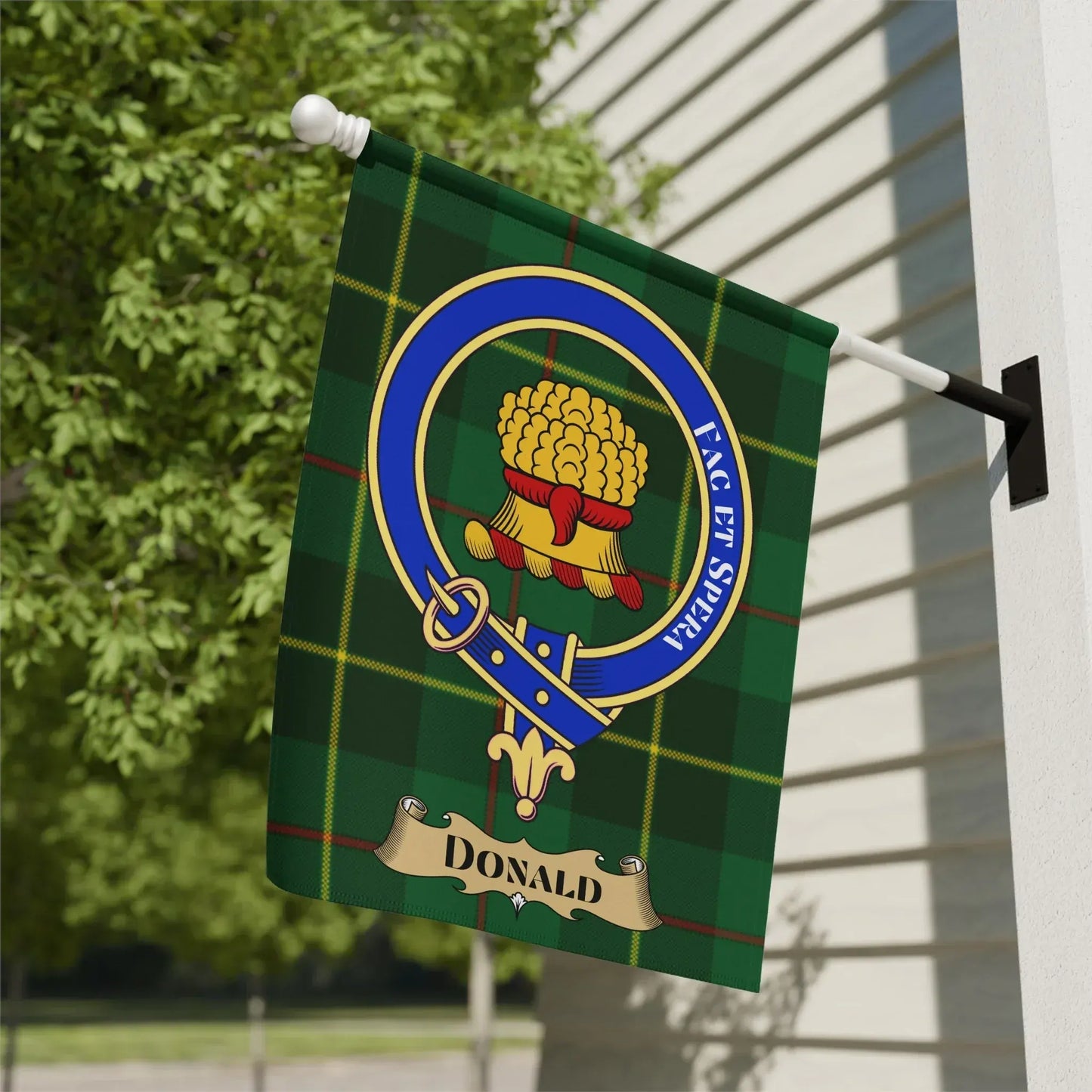 Donald Crest Tartan Flag Personalized Product