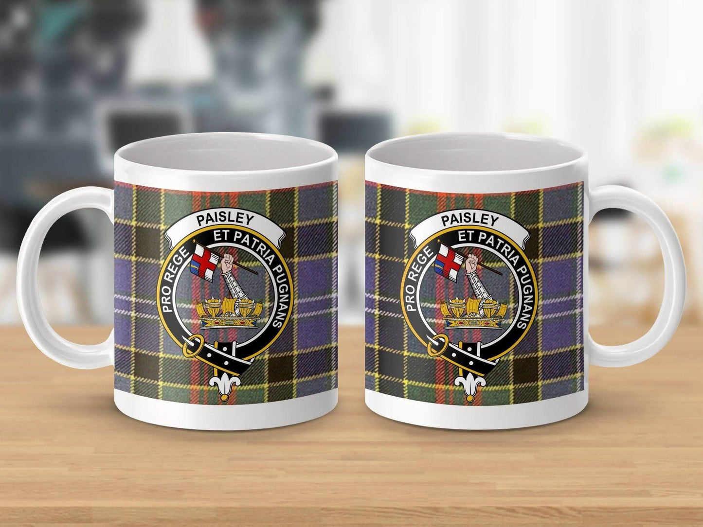 Paisley Et Patria Ducimus Tartan Crest Mug product
