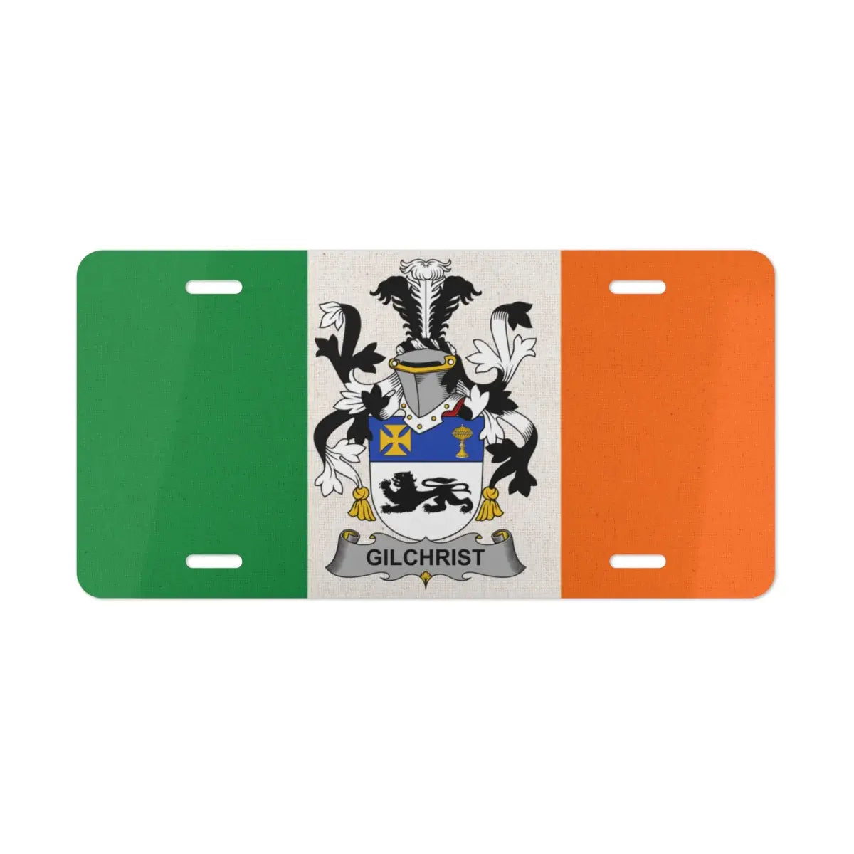 Irish Family Crest License Plate Product