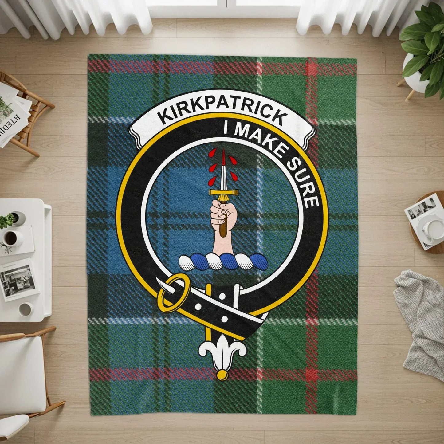 Kirkpatrick I Make Sure Tartan Clan Crest product