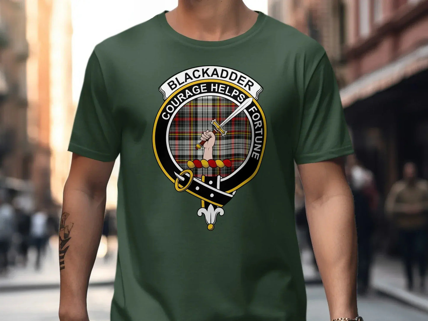 Blackadder Courage Helps Fortune T-Shirt product