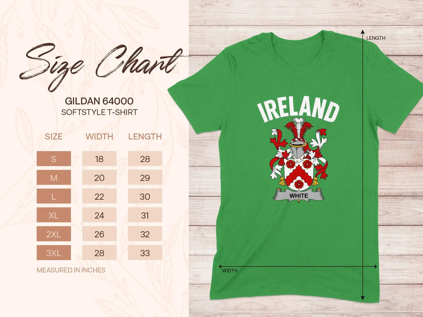 Ireland Crest Graphic Softstyle T-Shirt