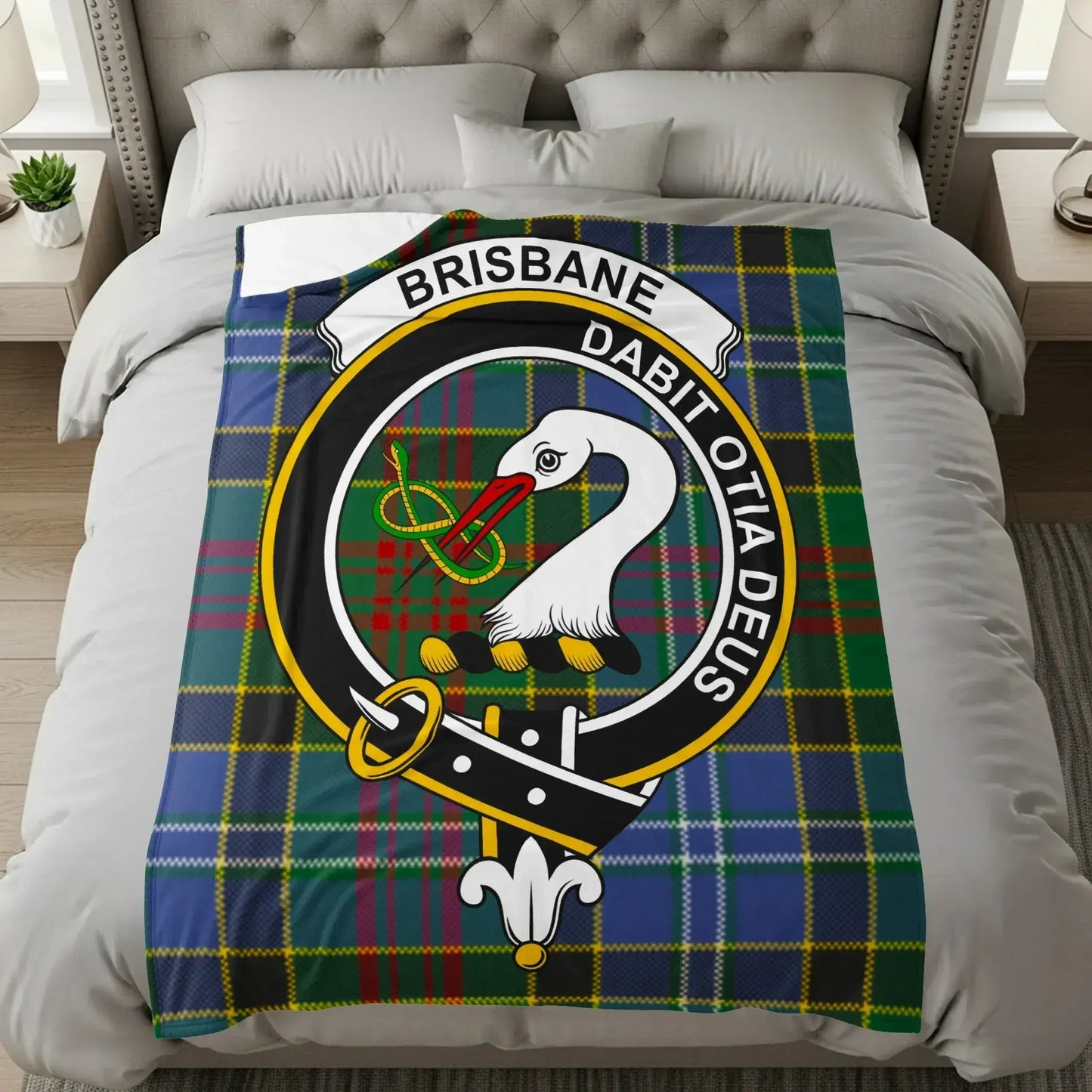 Brisbane Dabit Ota Deus Tartan Fleece Blanket product