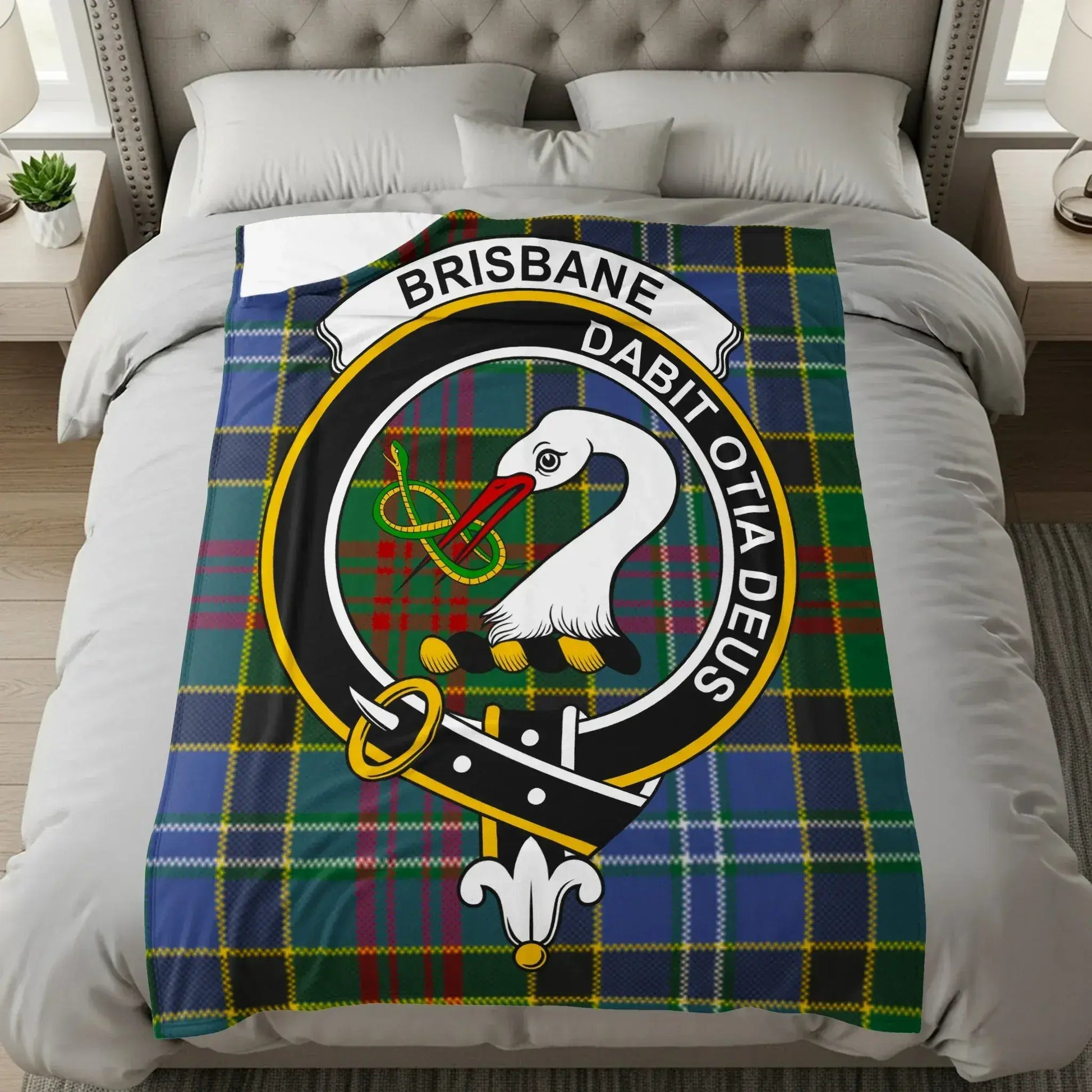 Brisbane Dabit Ota Deus Tartan Fleece Blanket product