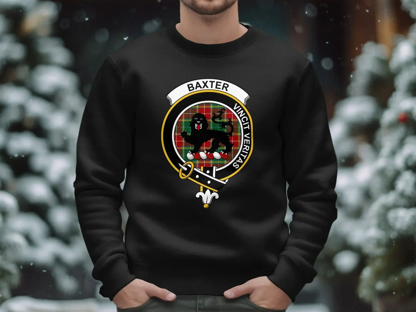 Baxter Vincit Veritas Crest Design Sweatshirt product
