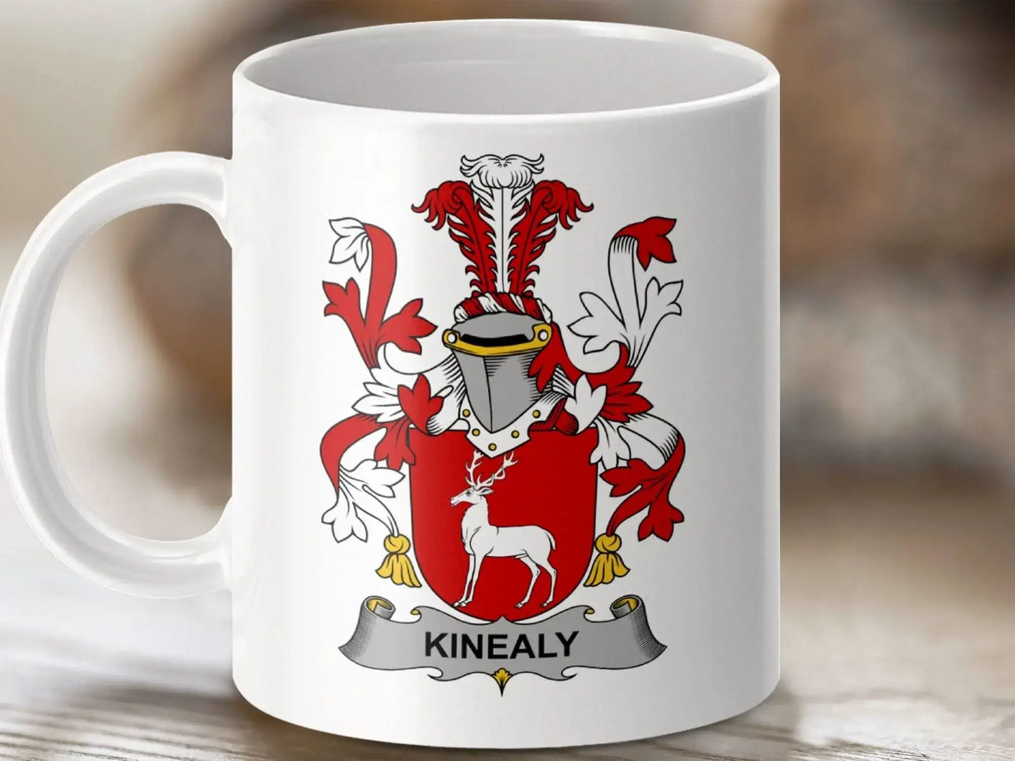 Kinealy Irish Family Crest Design Gift Idea Perfect mug - Celtic Ancestry Gifts