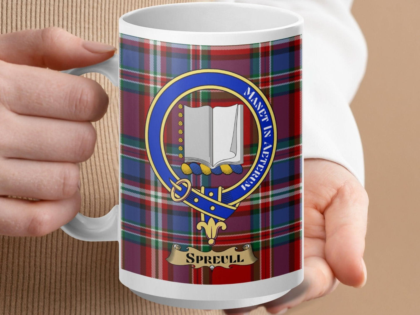 Spreull Plaid Design Coffee Mug Product
