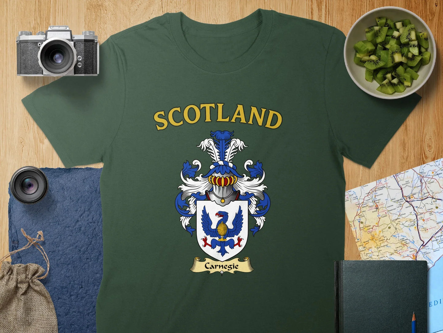 Scotland Carnegie Crest Graphic T-Shirt product