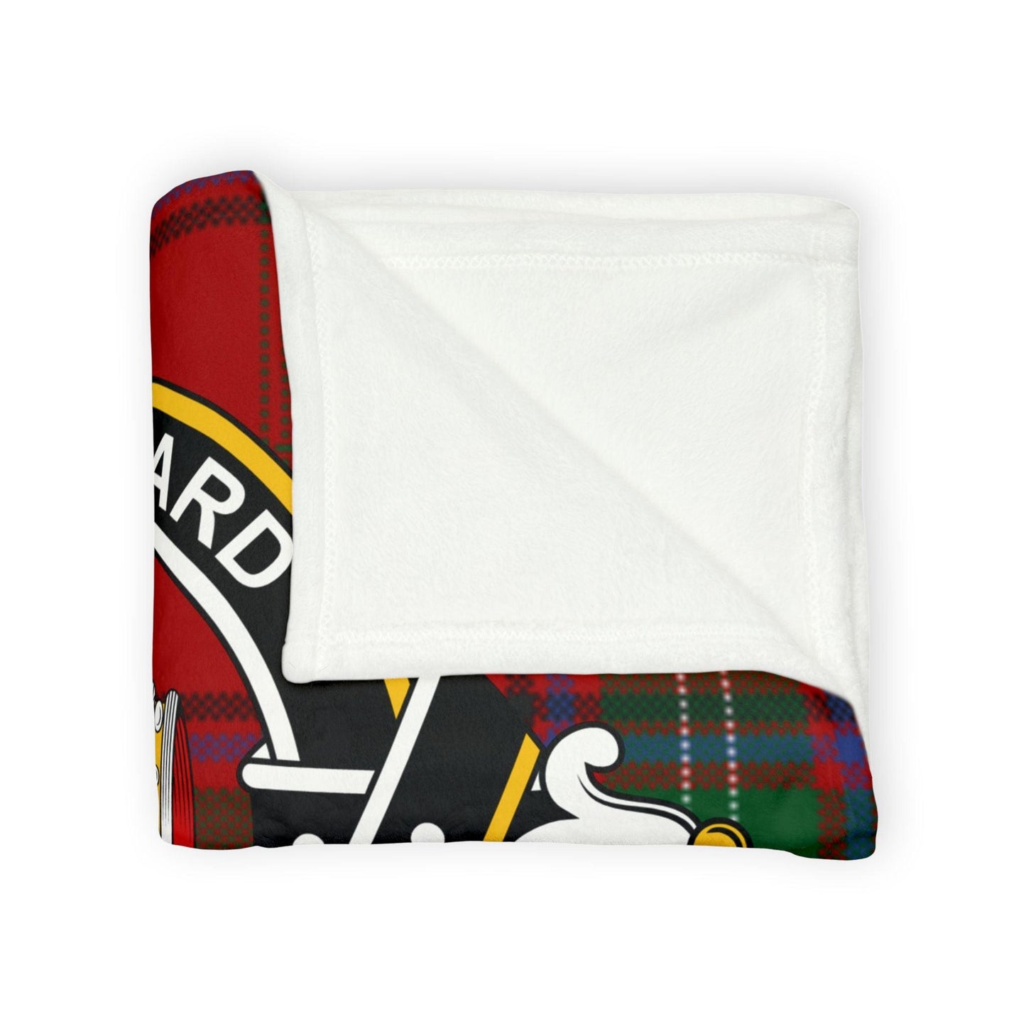 Seton Clan Tartan Blanket – Scottish Crest Throw