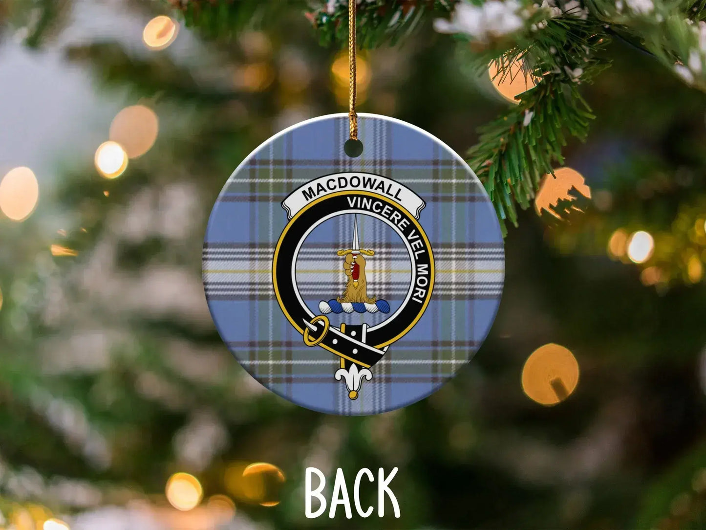 Macdowall Vincere Vel Mori Ornament Back product type