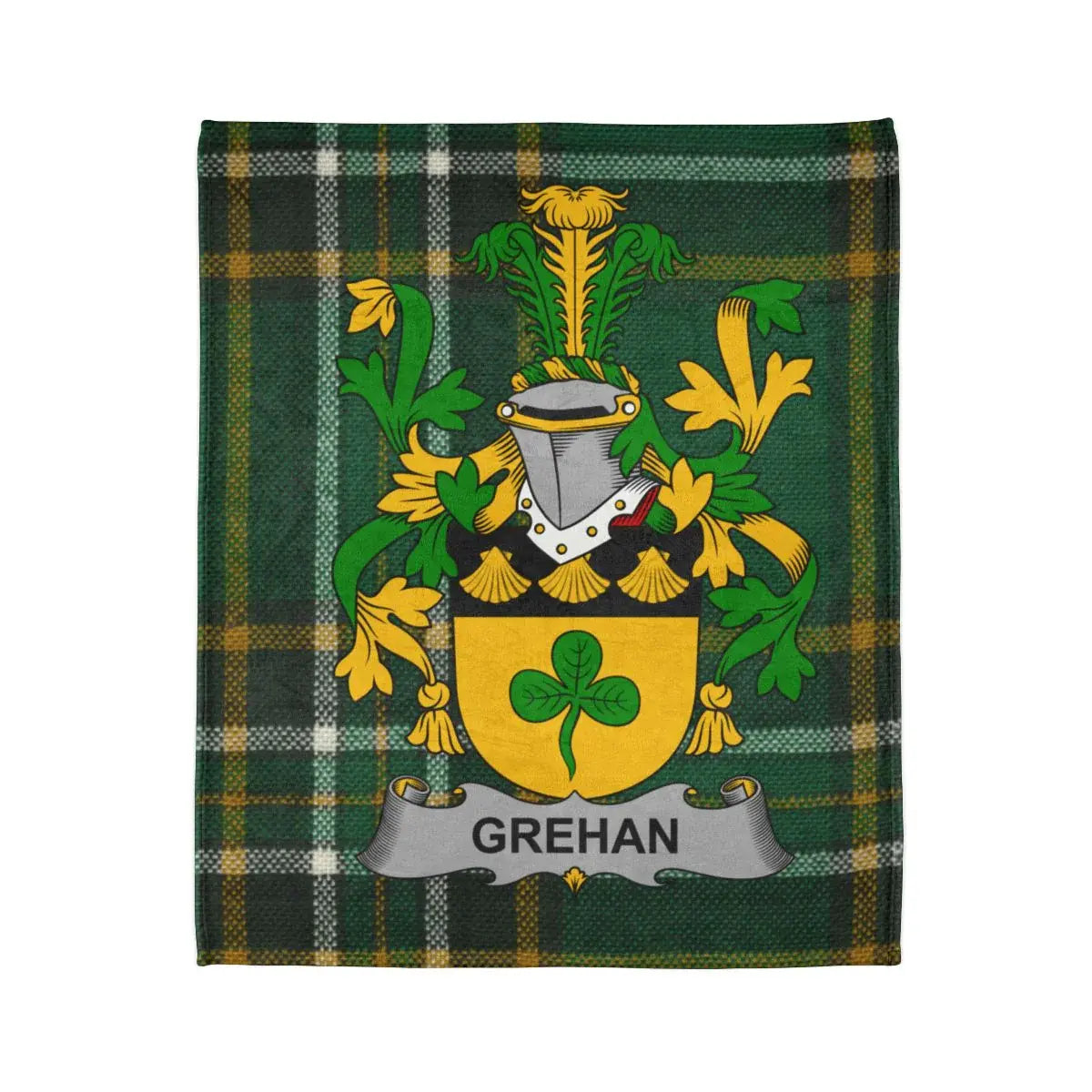 Grehan Family Crest Tartan Blanket product