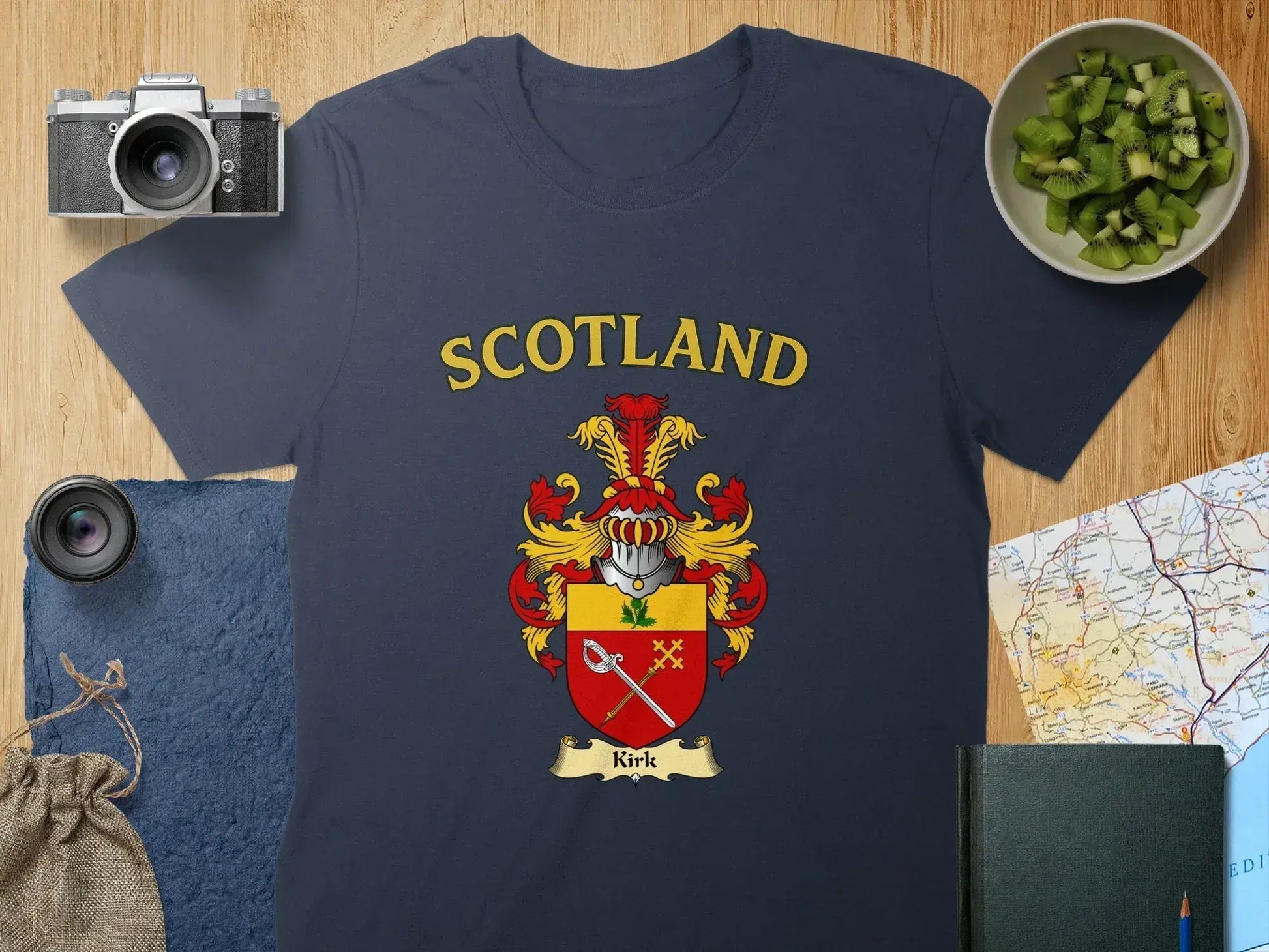 Scotland Crest Kirk Shield Graphic T-Shirt product
