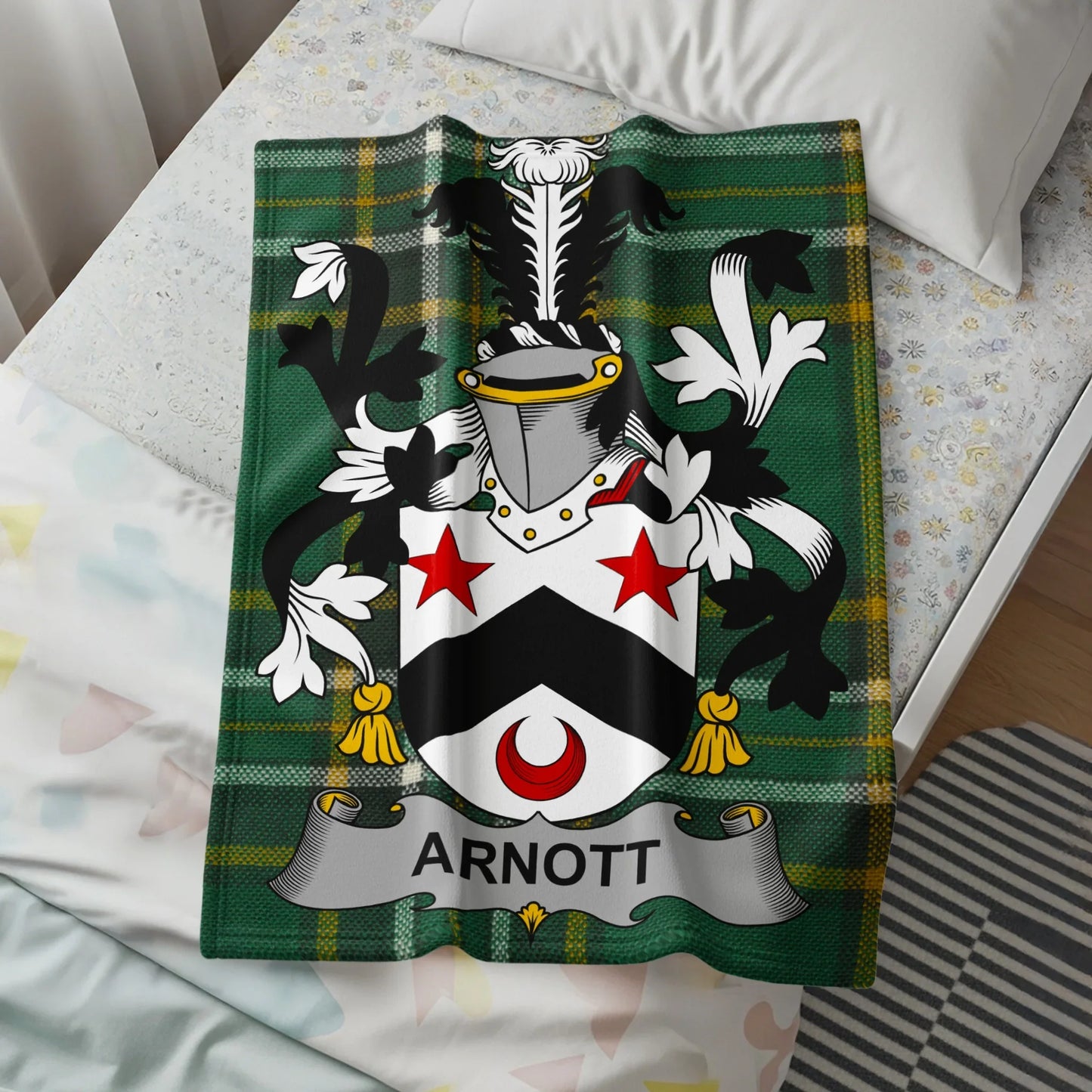 Arnott Family Crest Plaid Blanket Product