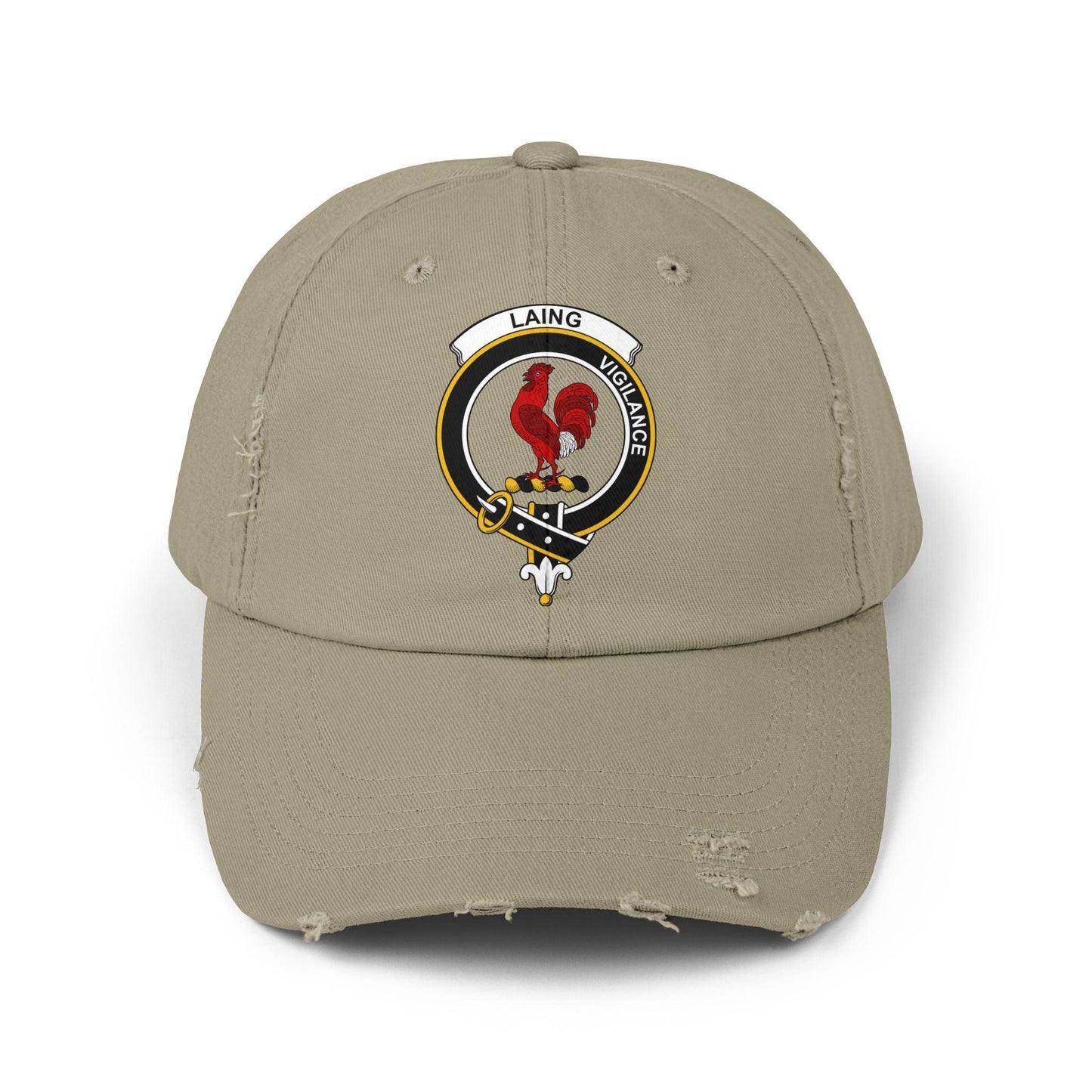 Laing Clan Crest Scottish Baseball Cap