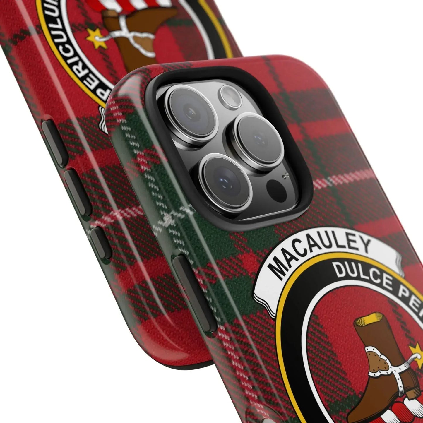 MacAuley Clan Scottish Tartan Cell Phone Case - Celtic Ancestry Gifts