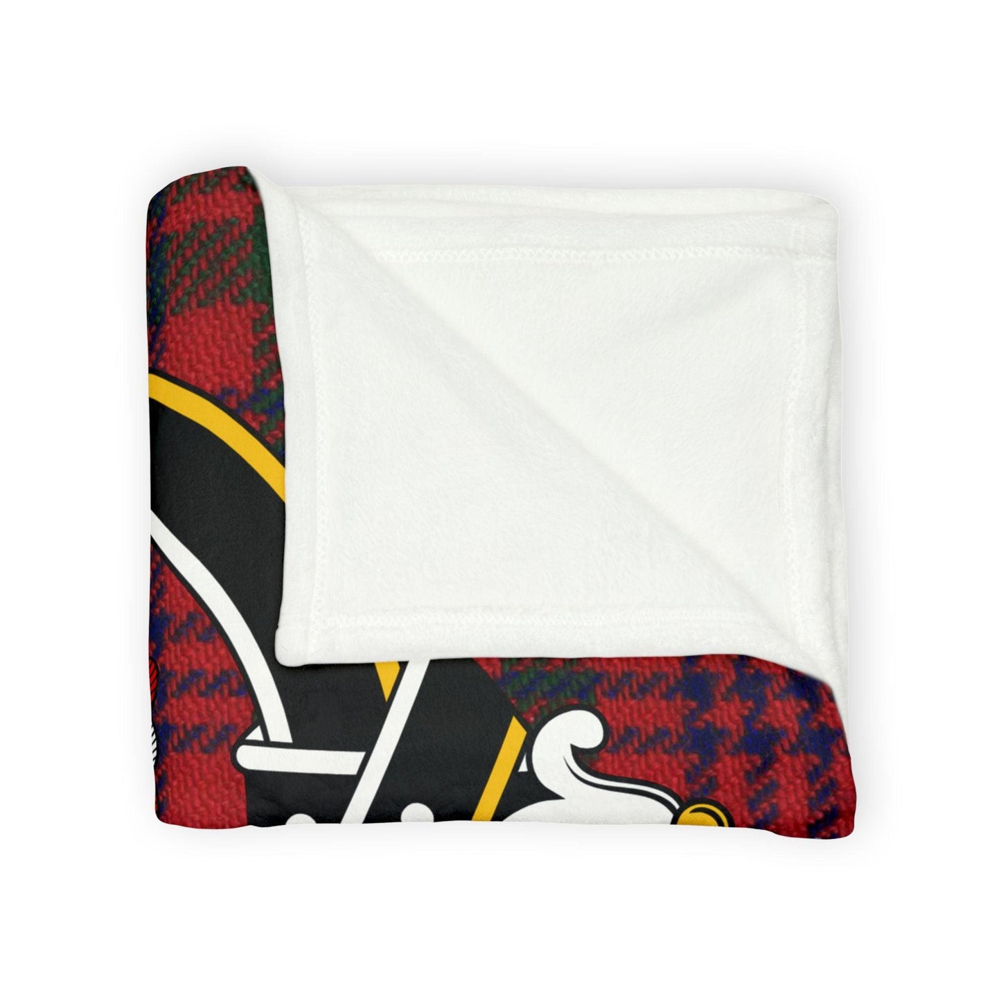 MacRae Clan Tartan Blanket – Scottish Crest Throw, Soft & Cozy