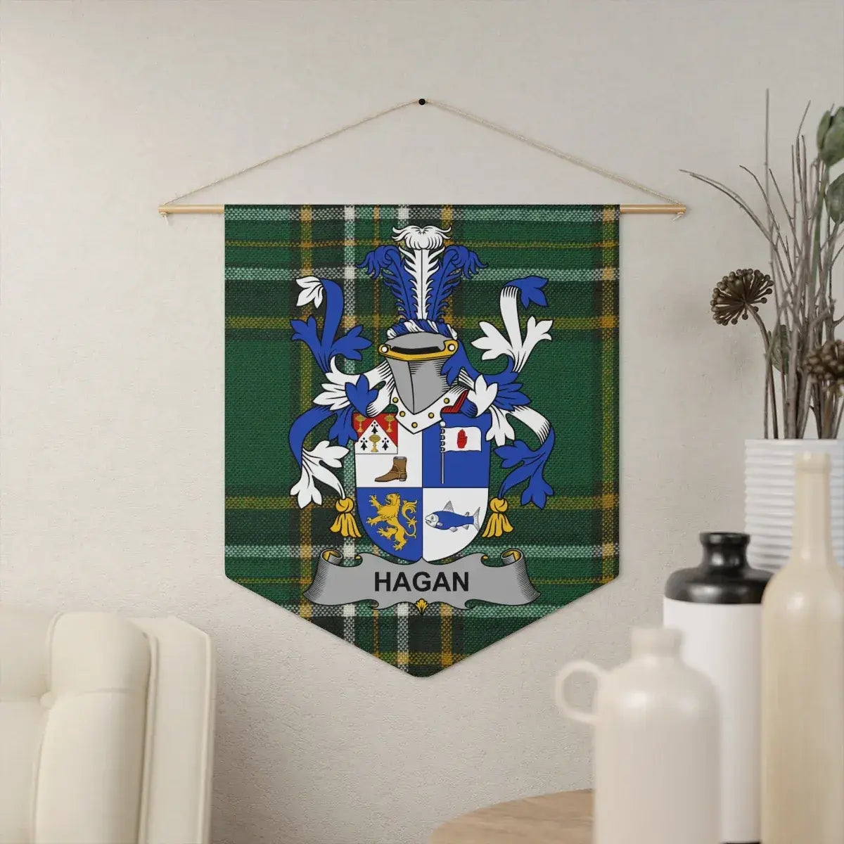 Personalized Family Crest Wall Hanging Decor product type