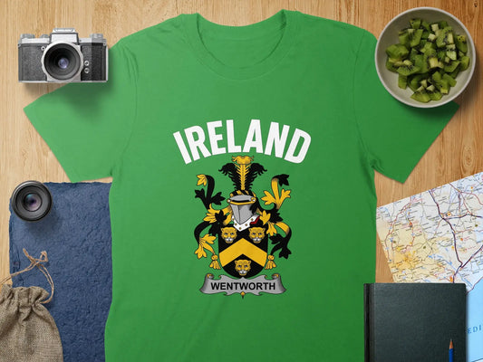 Ireland Wentworth Family Crest Green T-Shirt