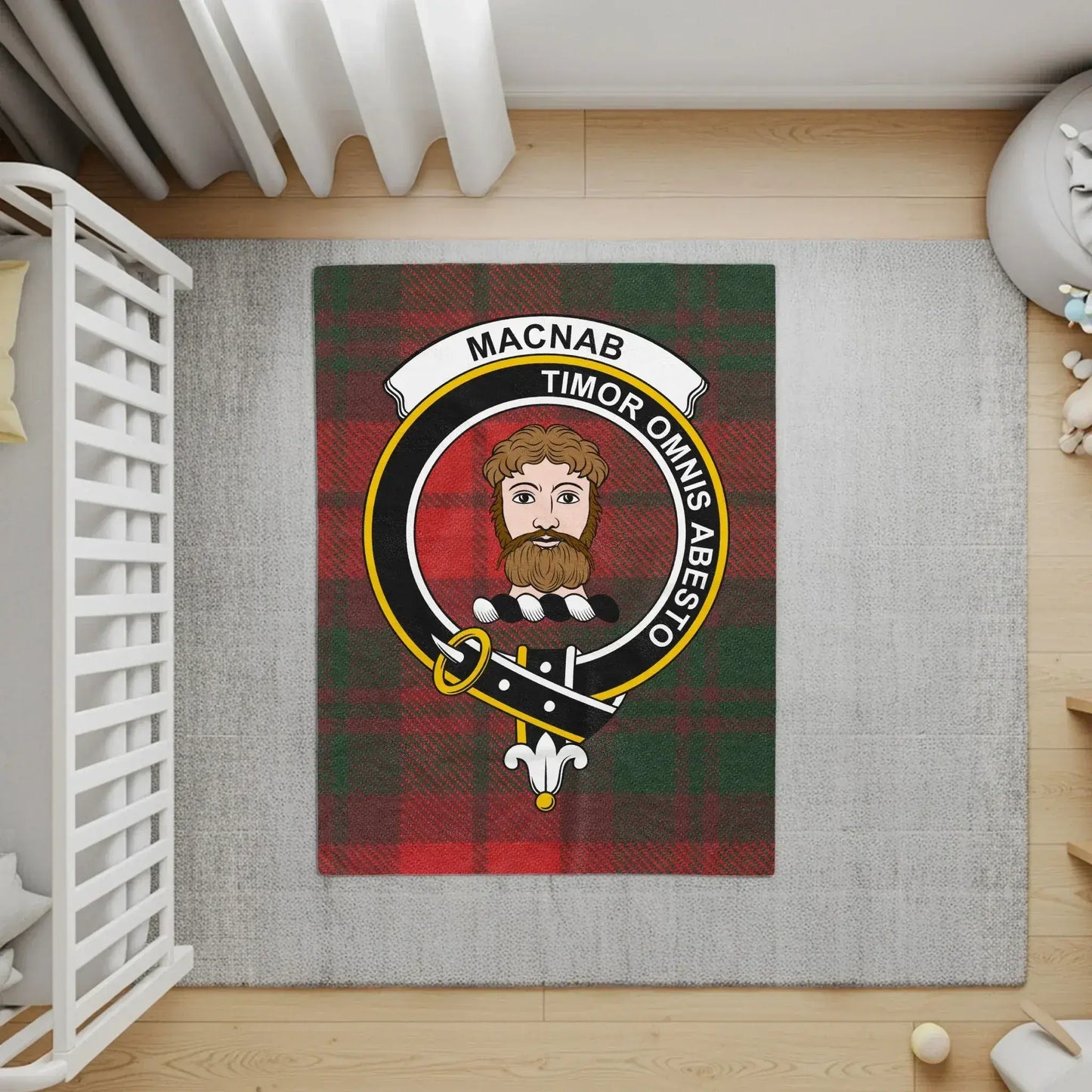 Macnab Timor Omnis Abesto Crest Tartan Clan product