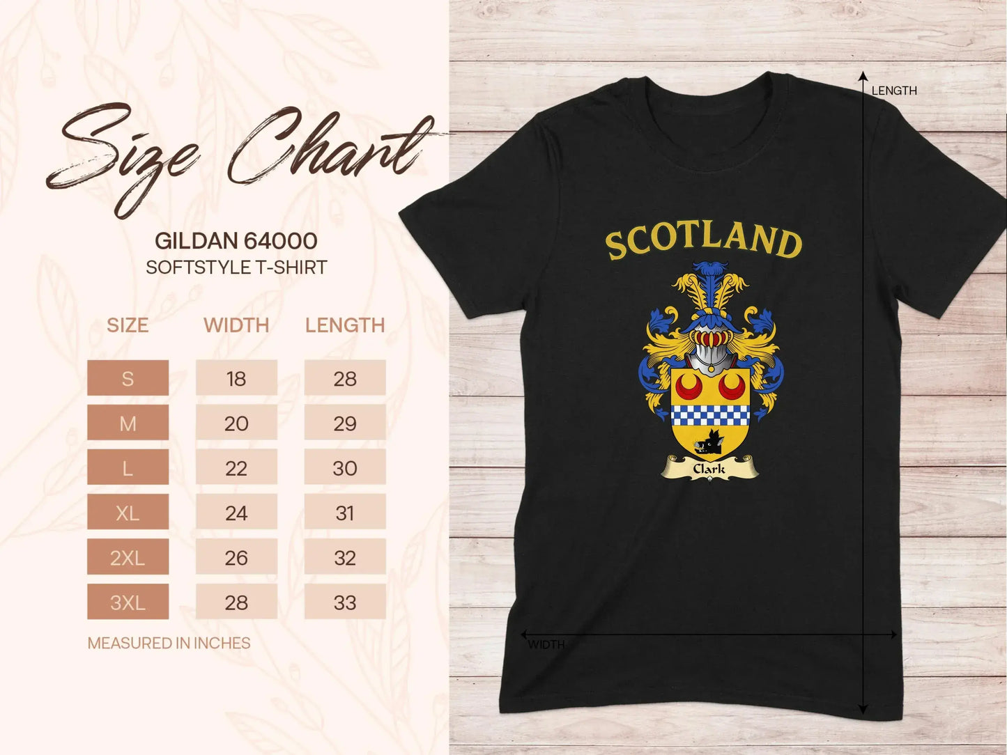 Scotland Family Crest Emblem Graphic T-Shirt product