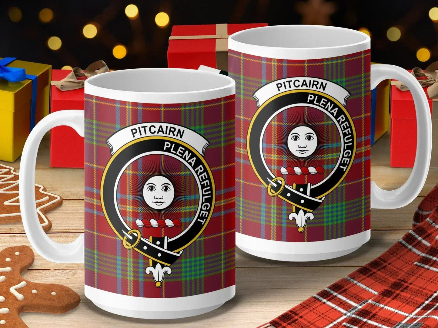 Clan Pitcairn Emblem Tartan Coffee Mug product