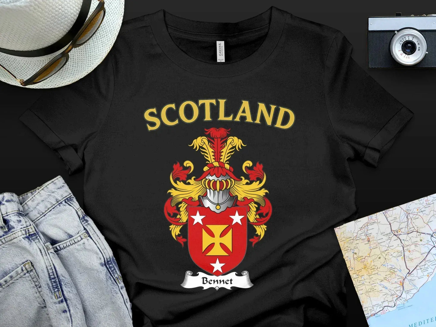 Scotland Bennet Family Crest Heritage Shirt Product