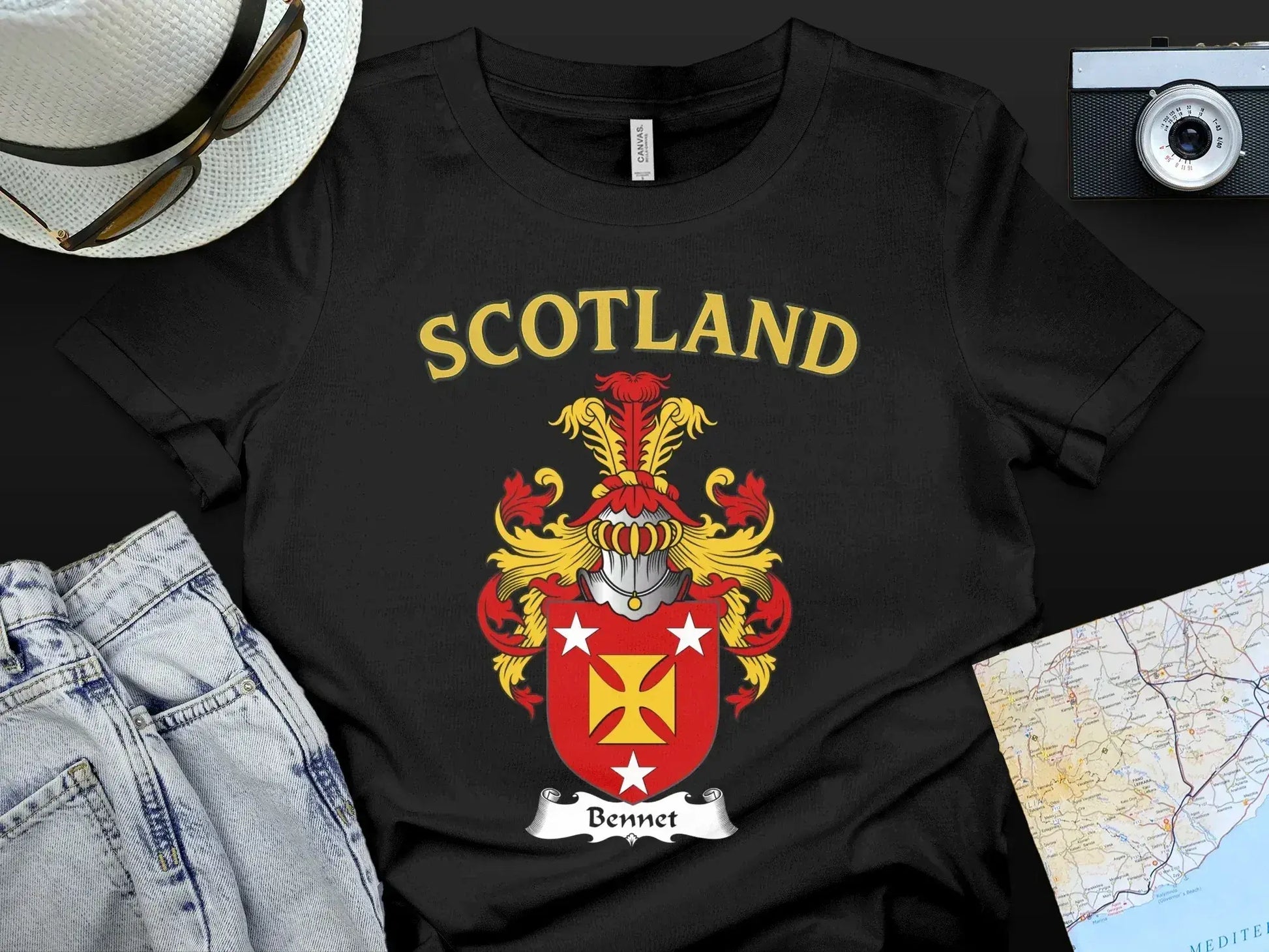 Scotland Bennet Family Crest Heritage Shirt Product