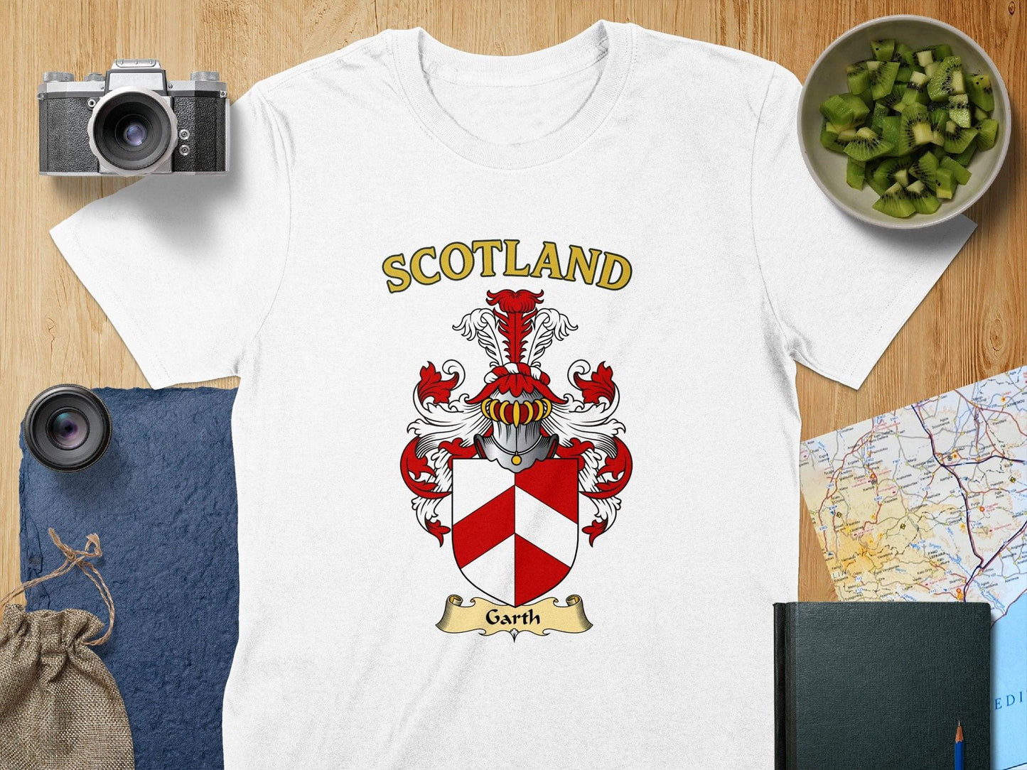 Garth Clan Family Crest Scotland T-Shirt - Celtic Ancestry Gifts