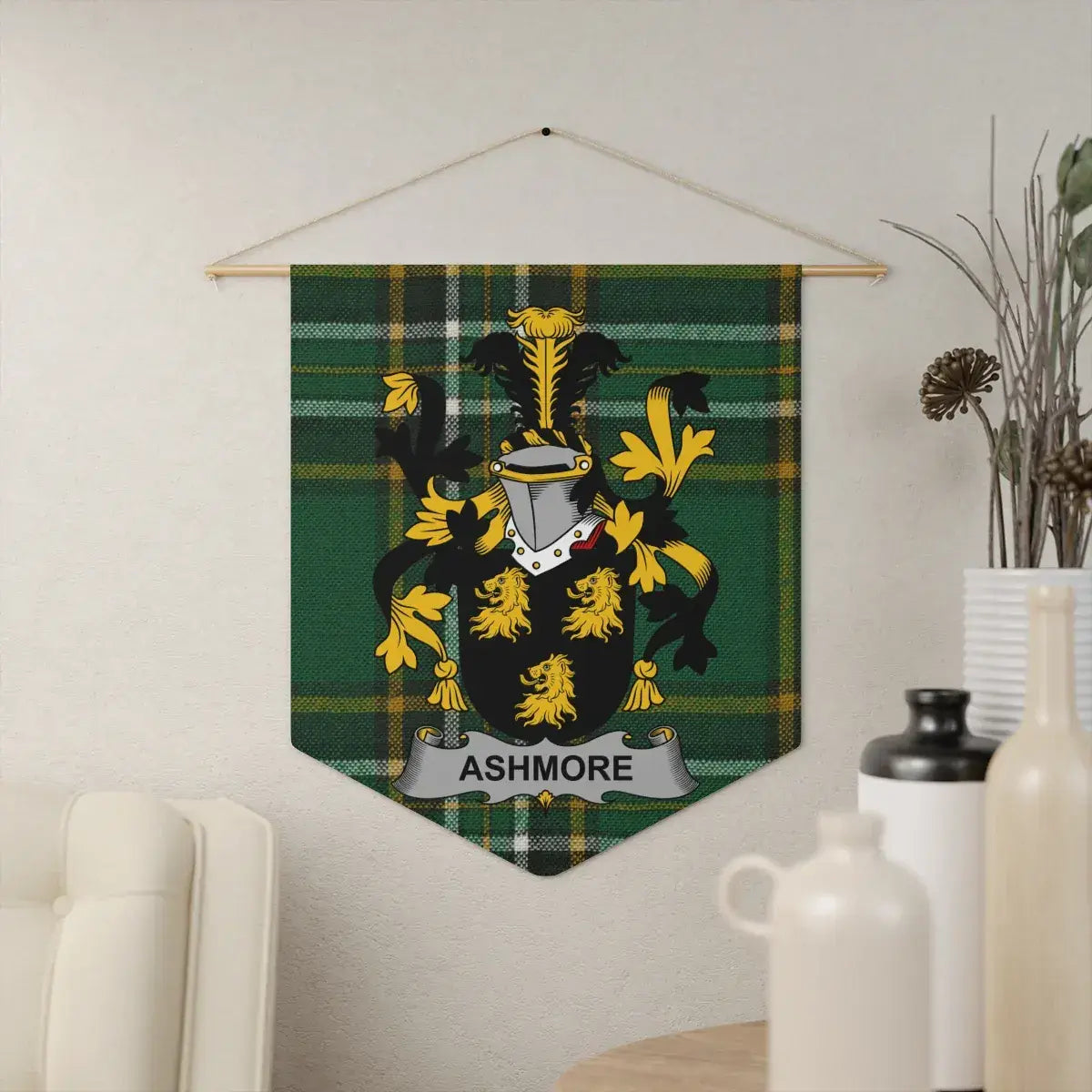 Ashmore Clan Crest Wall Hanging Tapestry product type