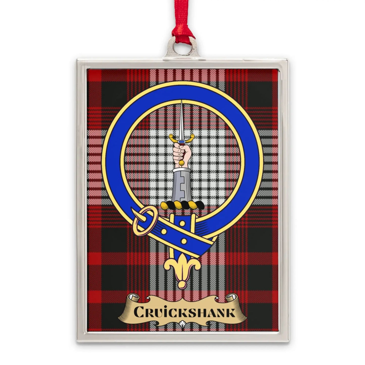 Cruickshank Crest Plaid Pattern Console Product