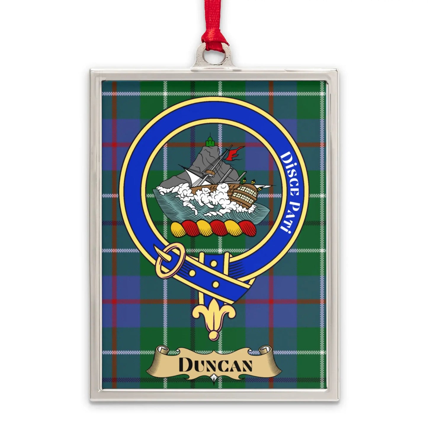 Clan Duncan Family Crest Tartan Ornament product