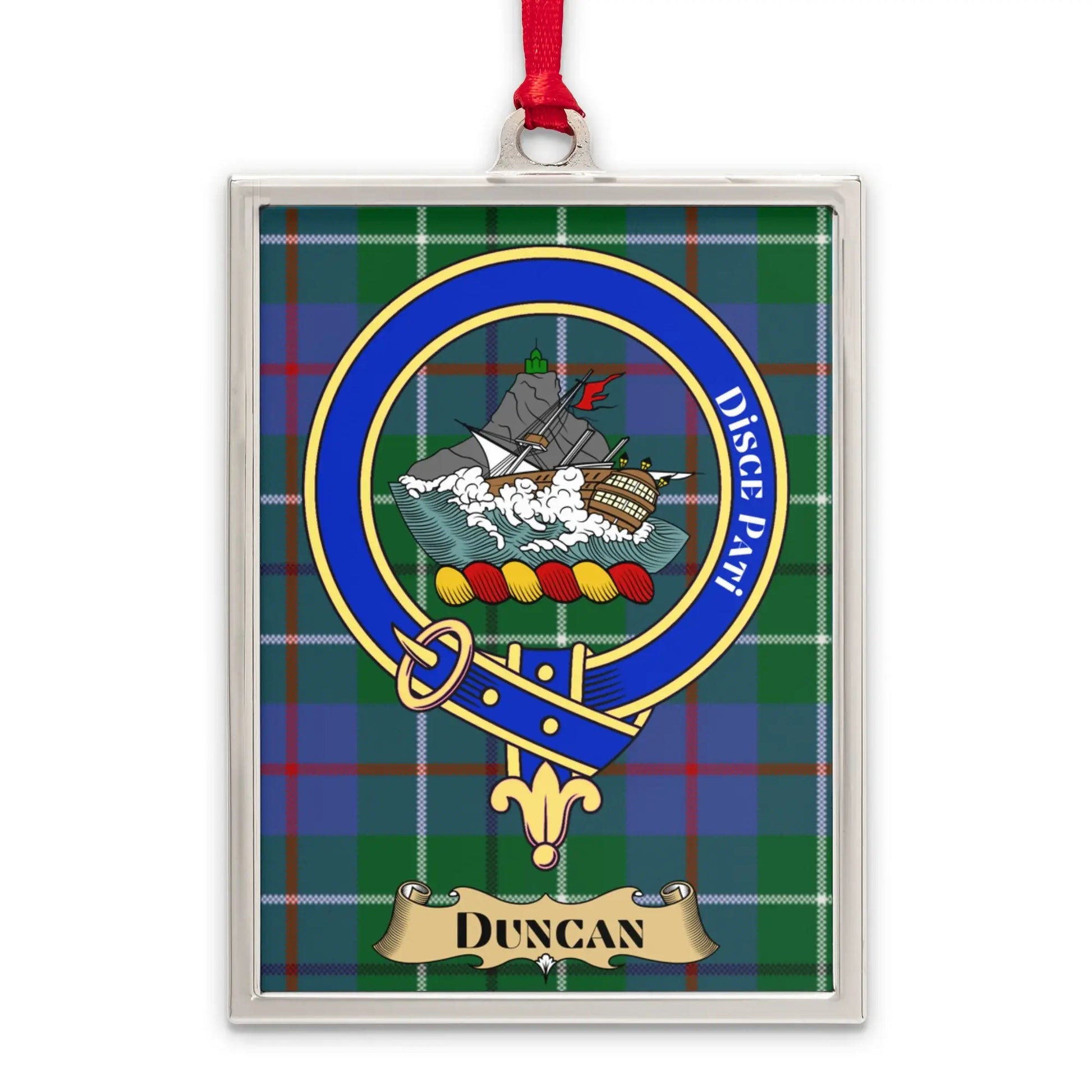 Clan Duncan Family Crest Tartan Ornament product