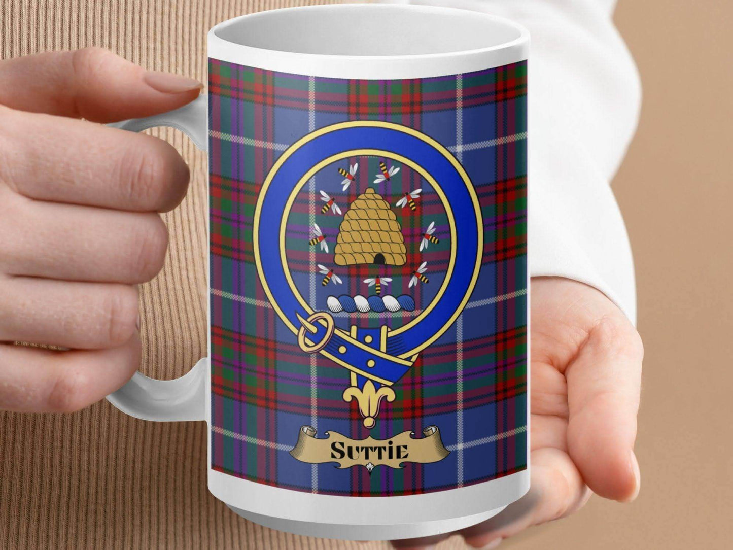 Scottish Clan Tartan Surname Suttie Mug product