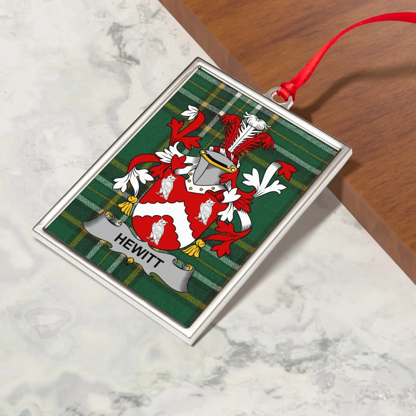 Hewitt Family Crest Decorative Rectangular Product
