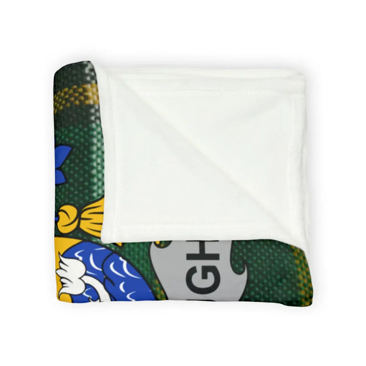 Luxurious Colorful Emblem Printed Cozy Blanket Product
