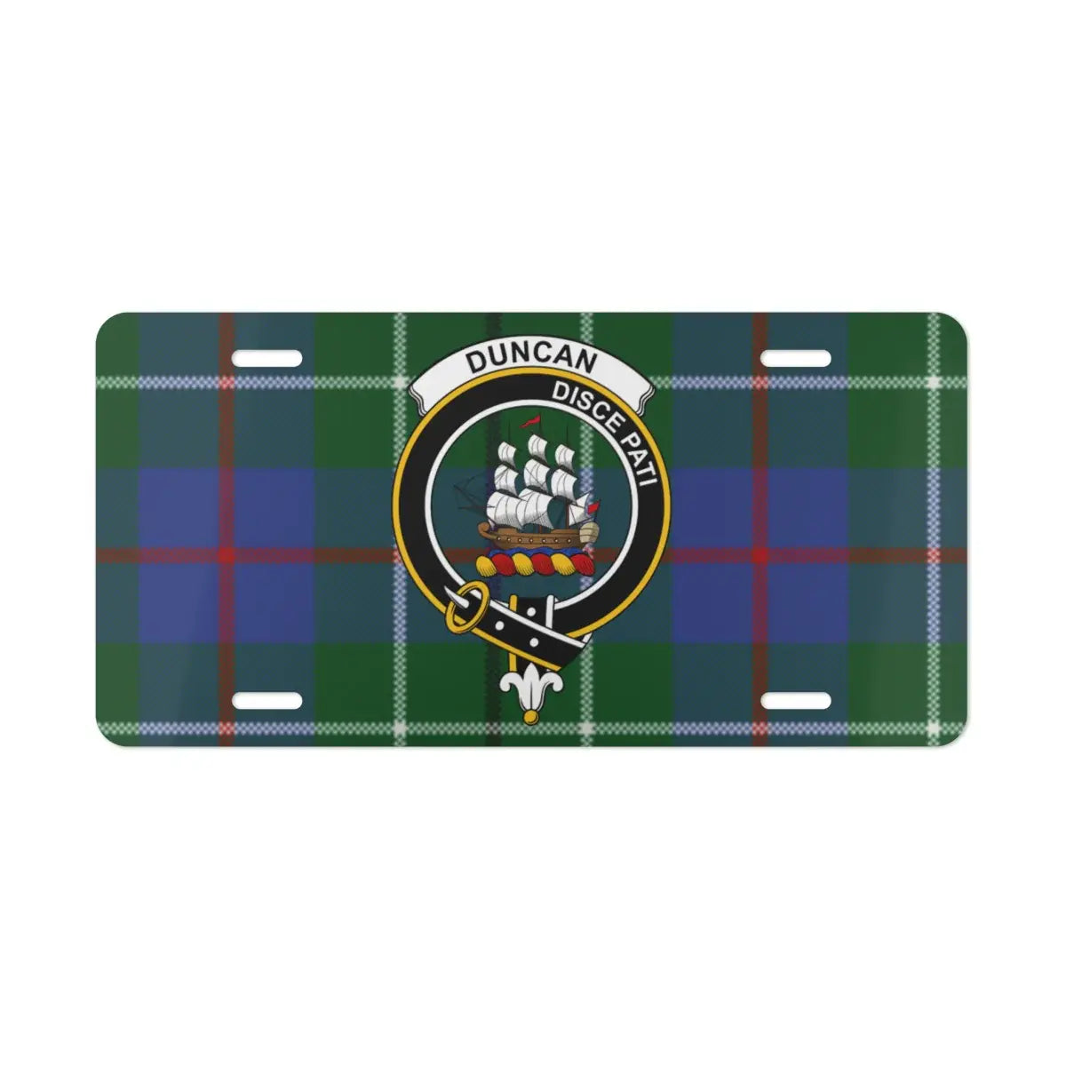 Traditional Scottish Clan Duncan License Plate product