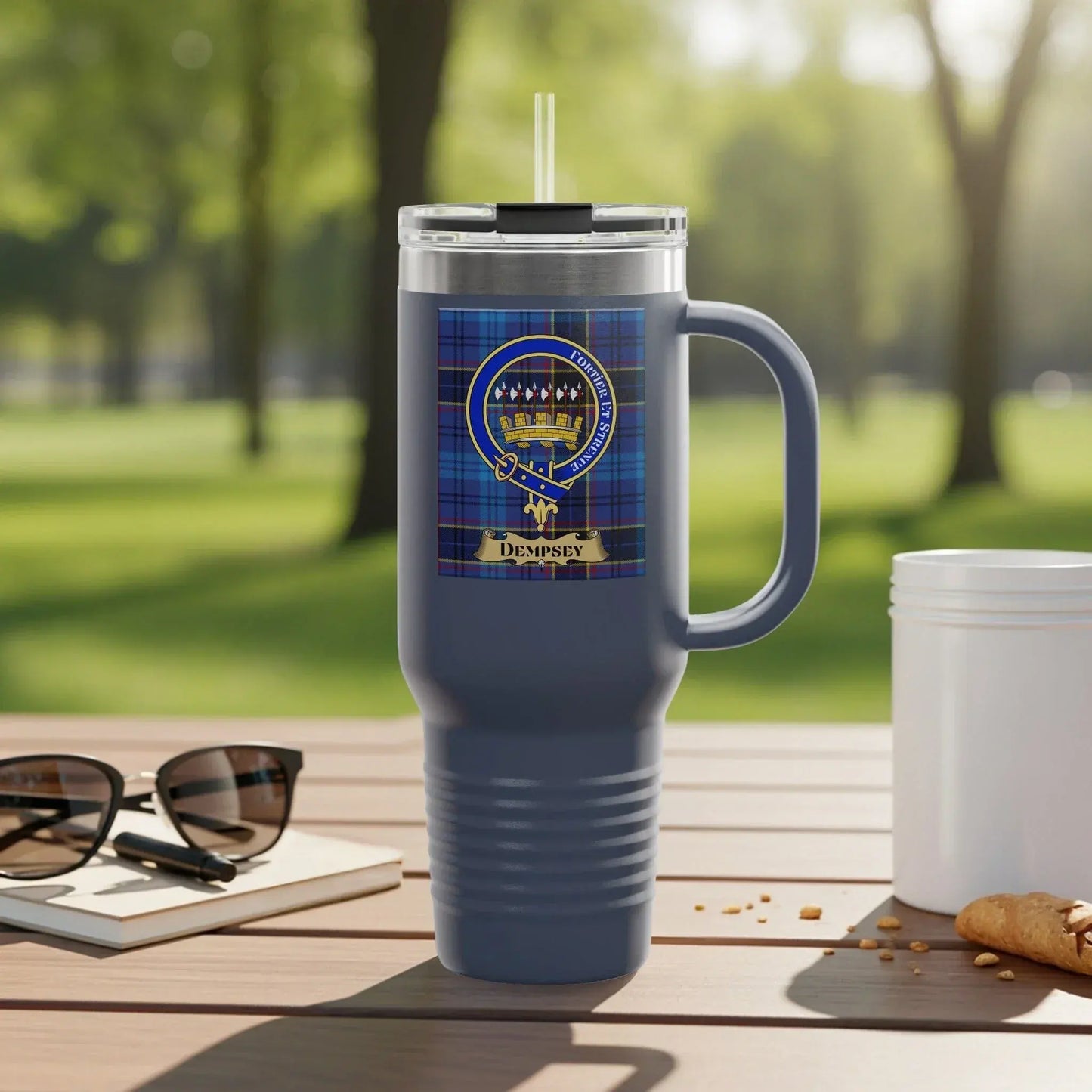 Personalized Crest Design Travel Mug Product Type