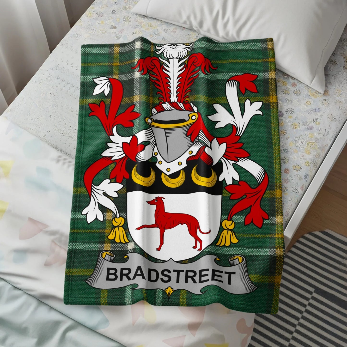 Personalized Family Crest Blanket product