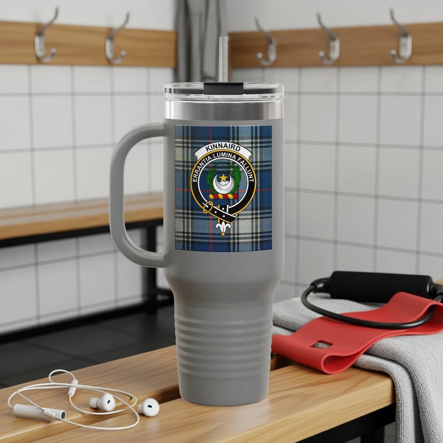 High-Quality Gray Insulated Travel Mug product type