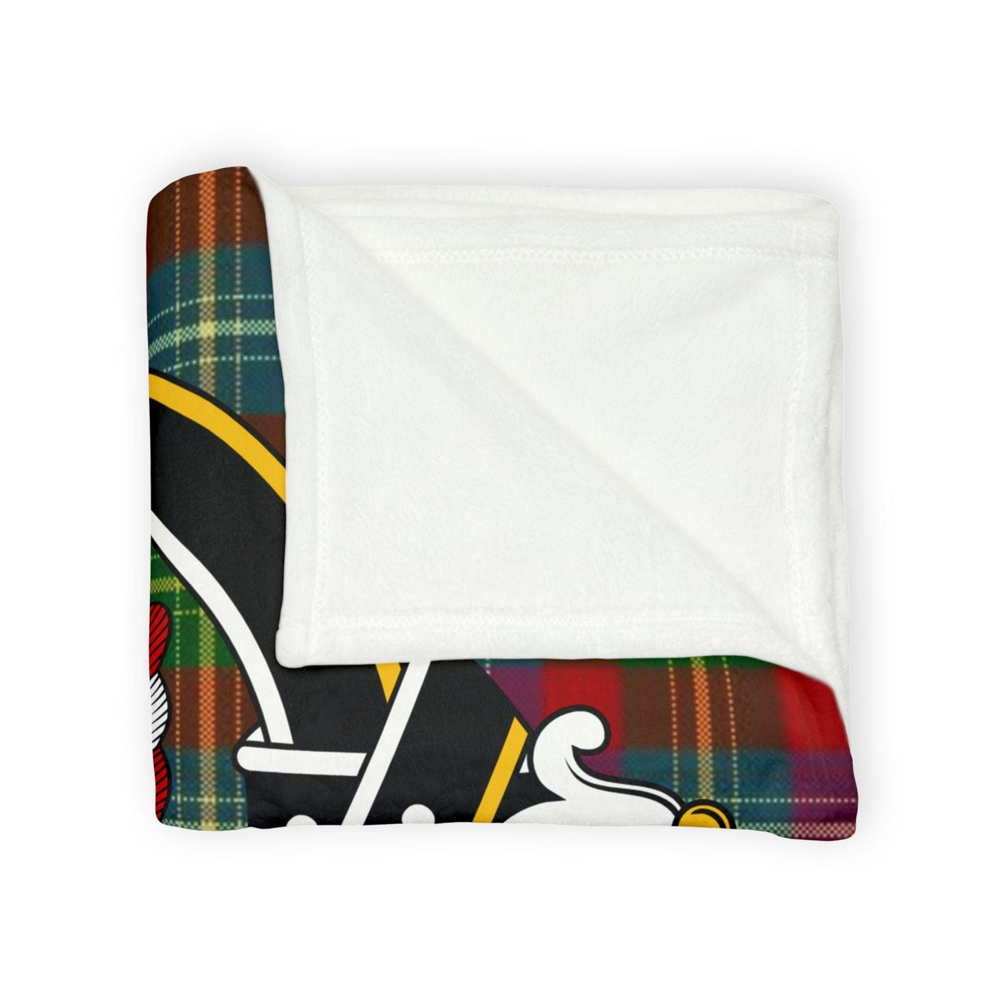 Forrester Clan Tartan Blanket – Scottish Crest Throw