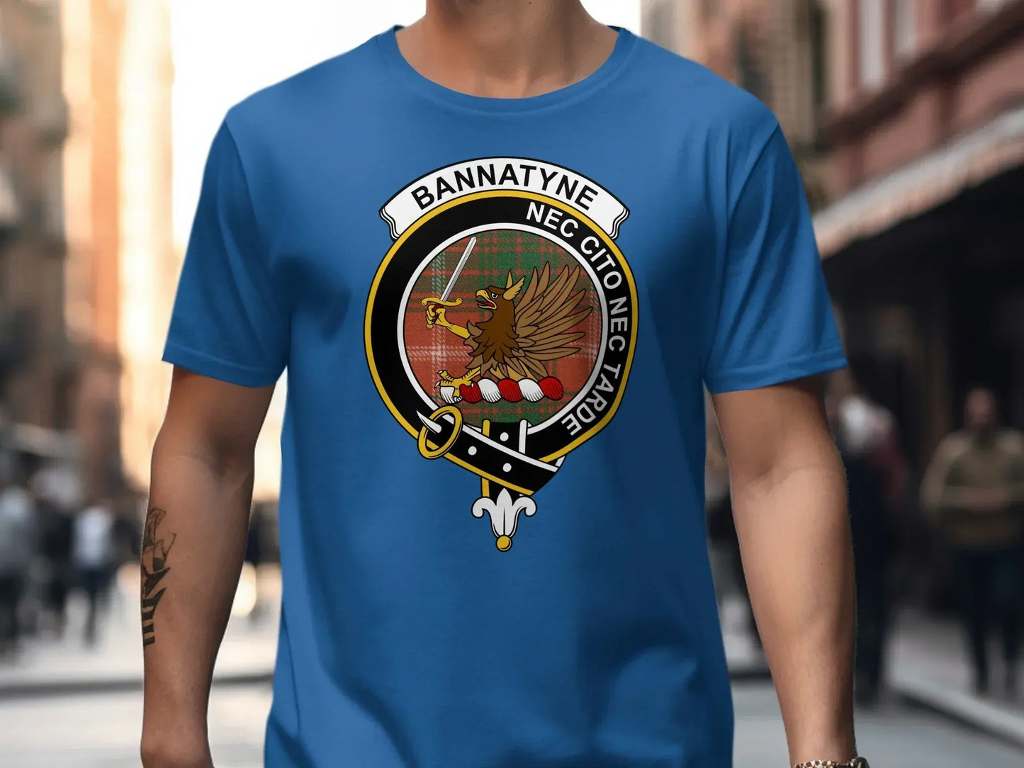 Bannatyne Crest Graphic Tee Stylish Casual Wear product